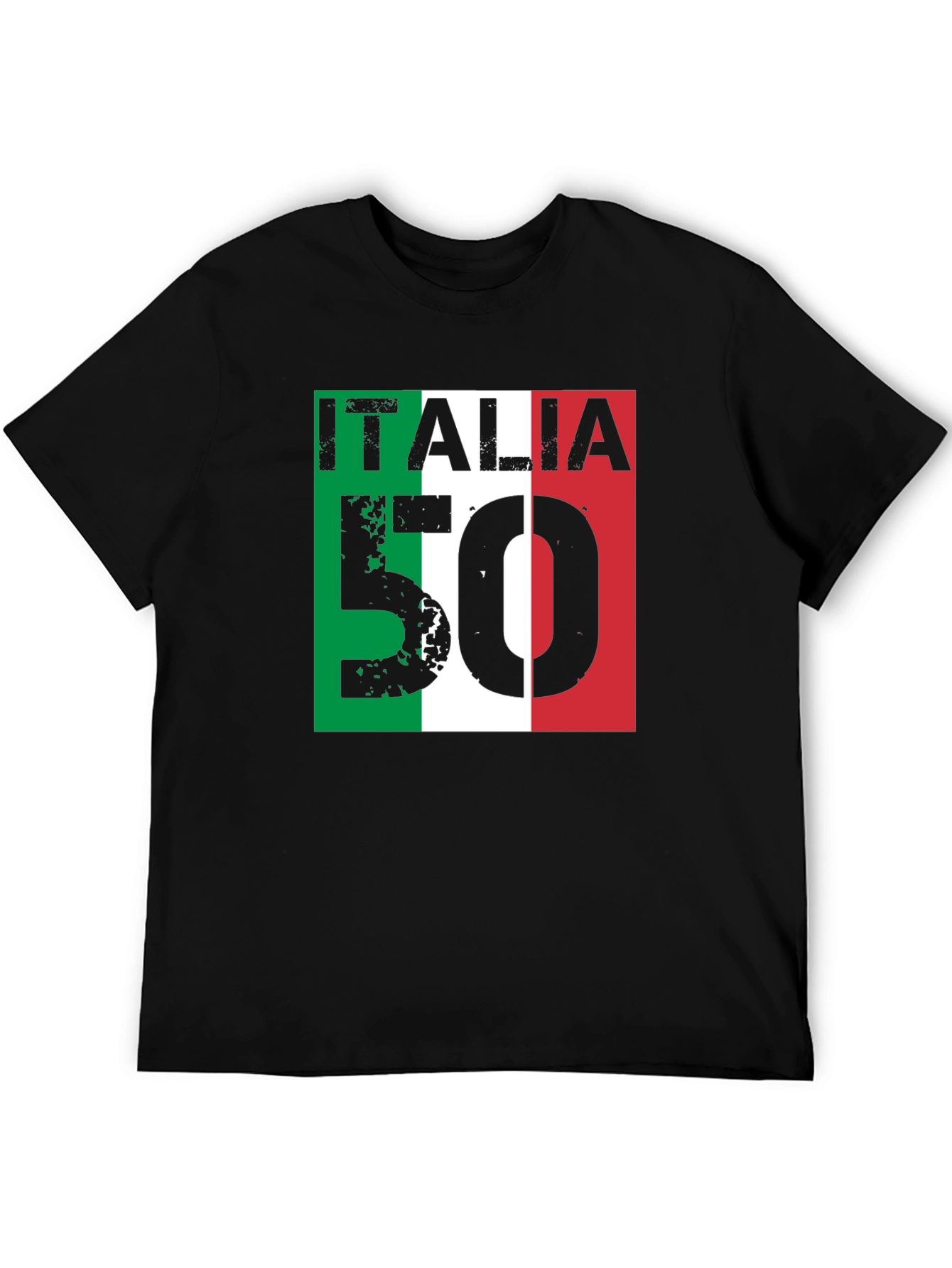 Italia 50 T-Shirt - Italian Flag Design