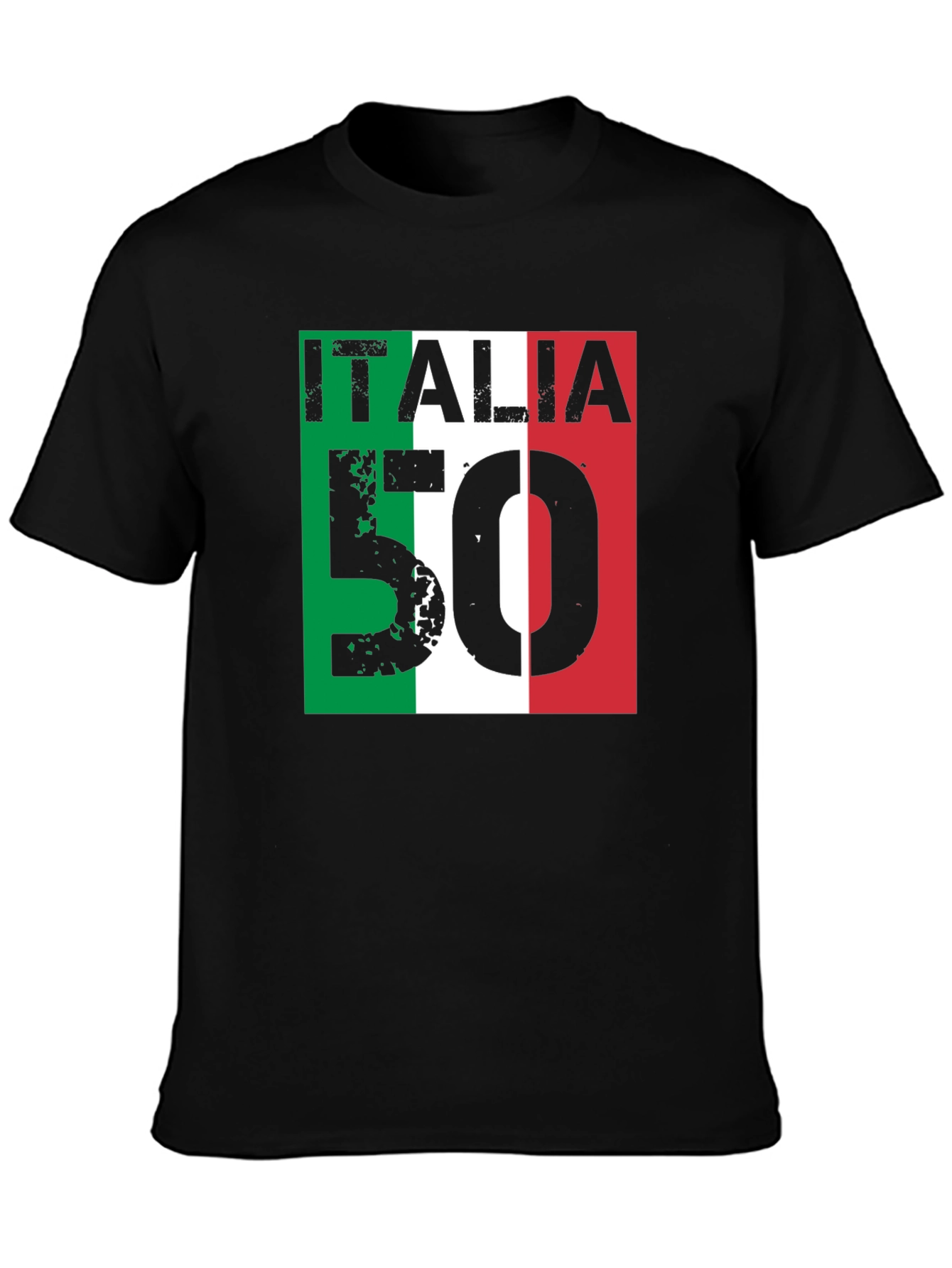 Italia 50 T-Shirt - Italian Flag Design