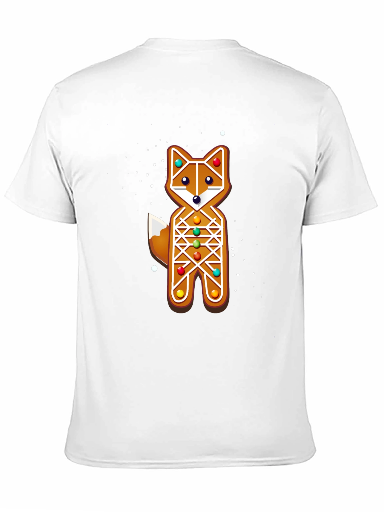 Gingerbread Fox Christmas Holiday T-Shirt