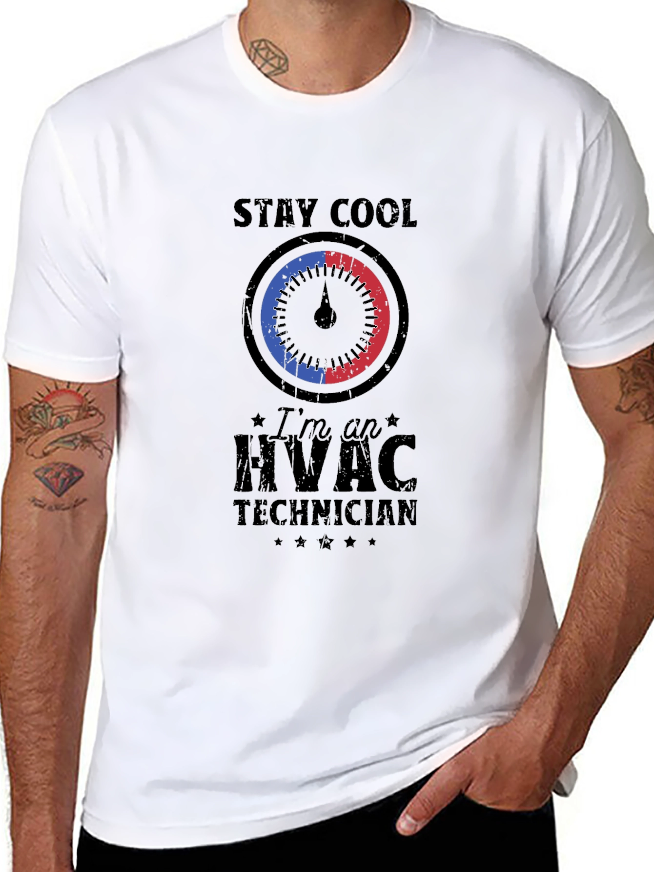 Stay Cool HVAC Technician Graphic Tee