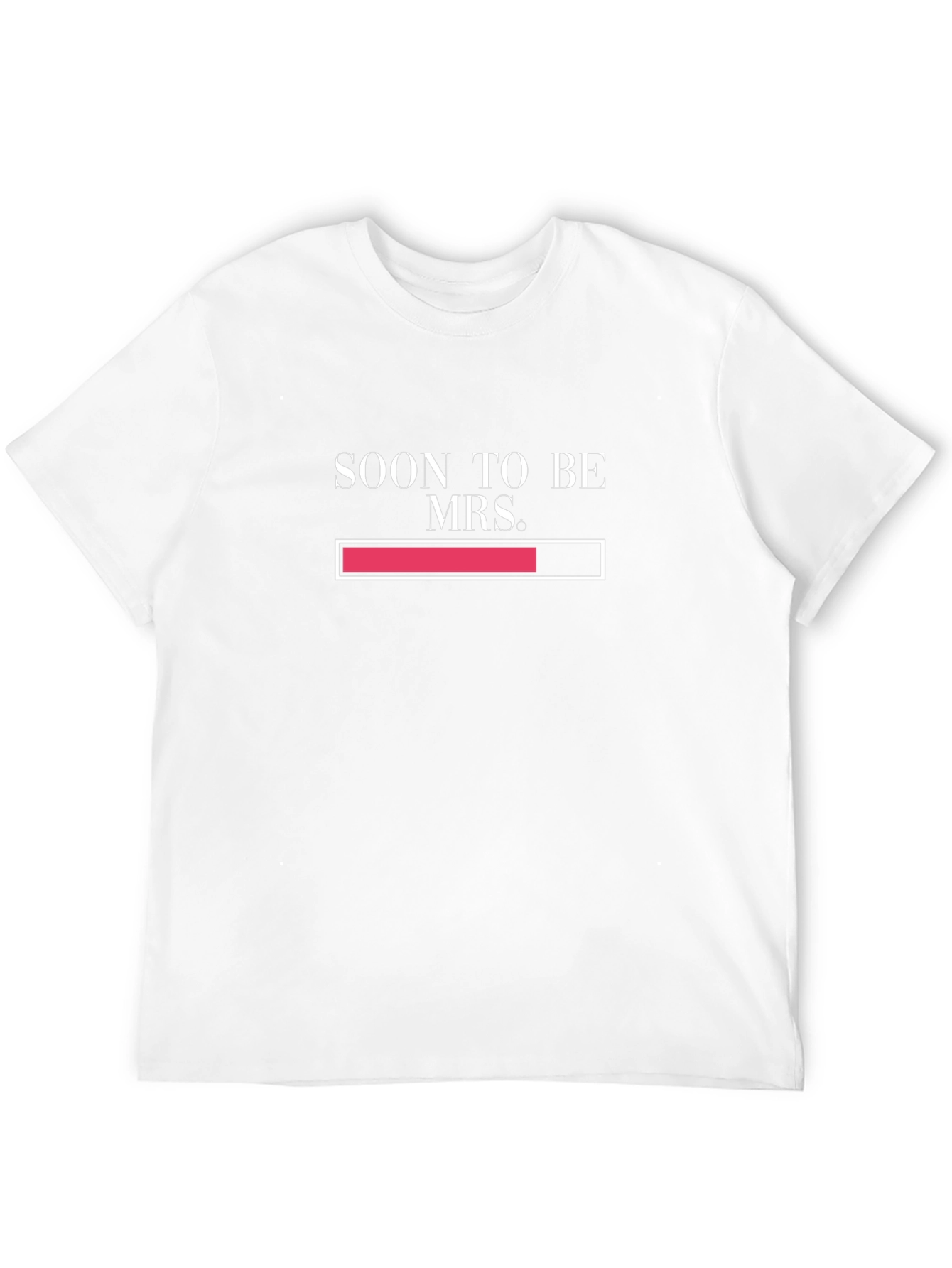 Soon To Be Mrs. Loading Black T-Shirt