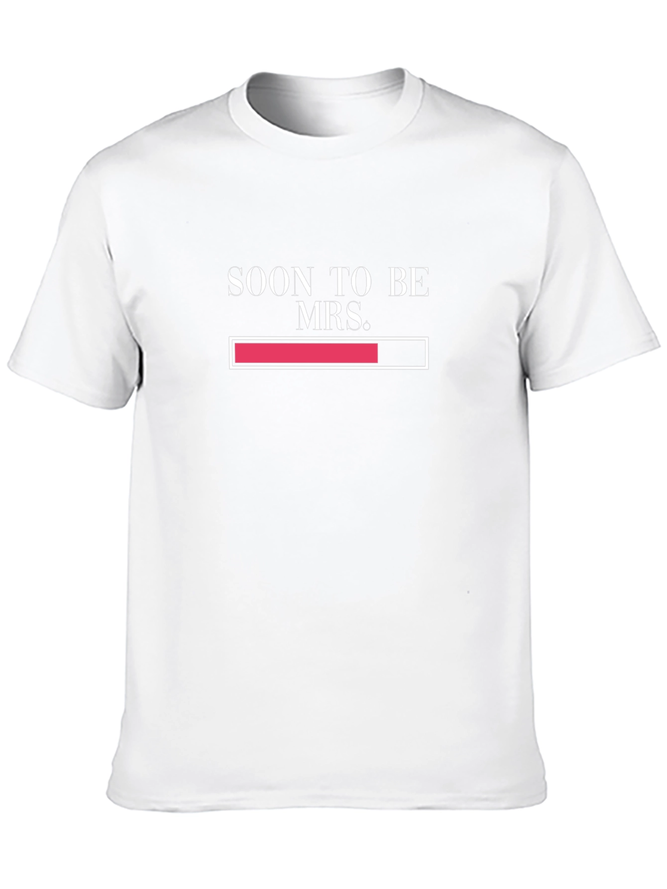 Soon To Be Mrs. Loading Black T-Shirt