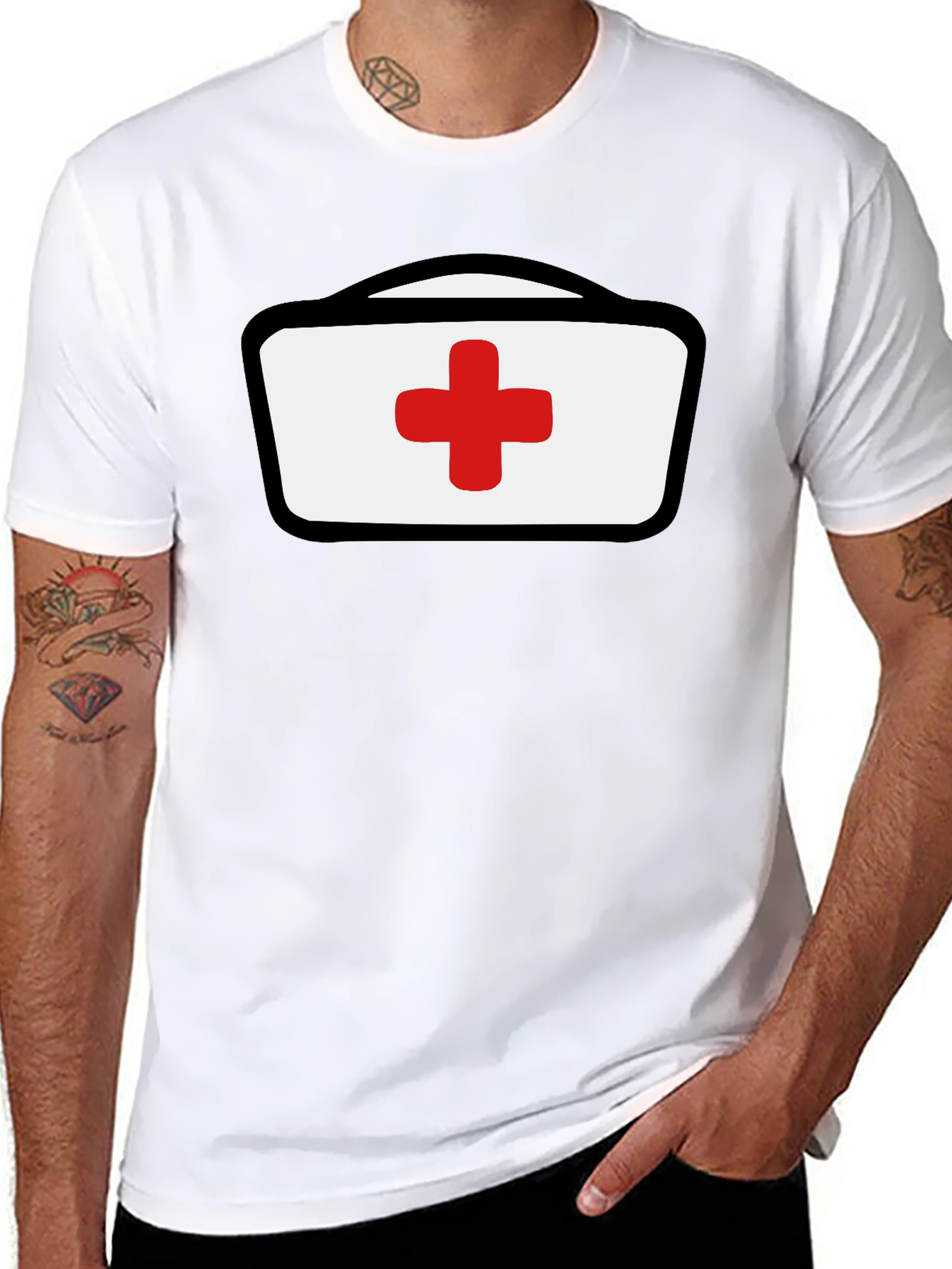 Nurse Hat T-Shirt - Medical Profession Apparel