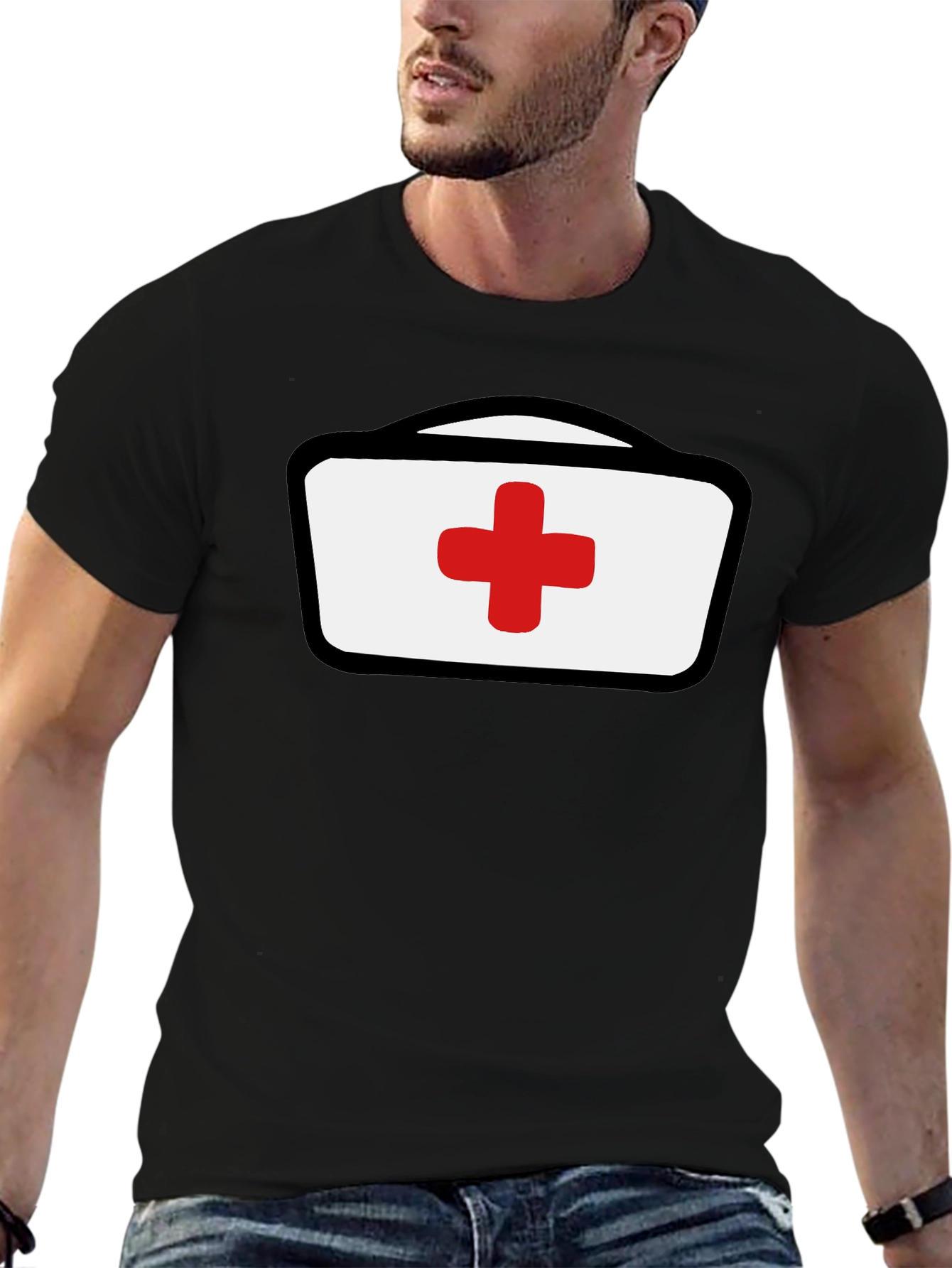 Nurse Hat T-Shirt - Medical Profession Apparel