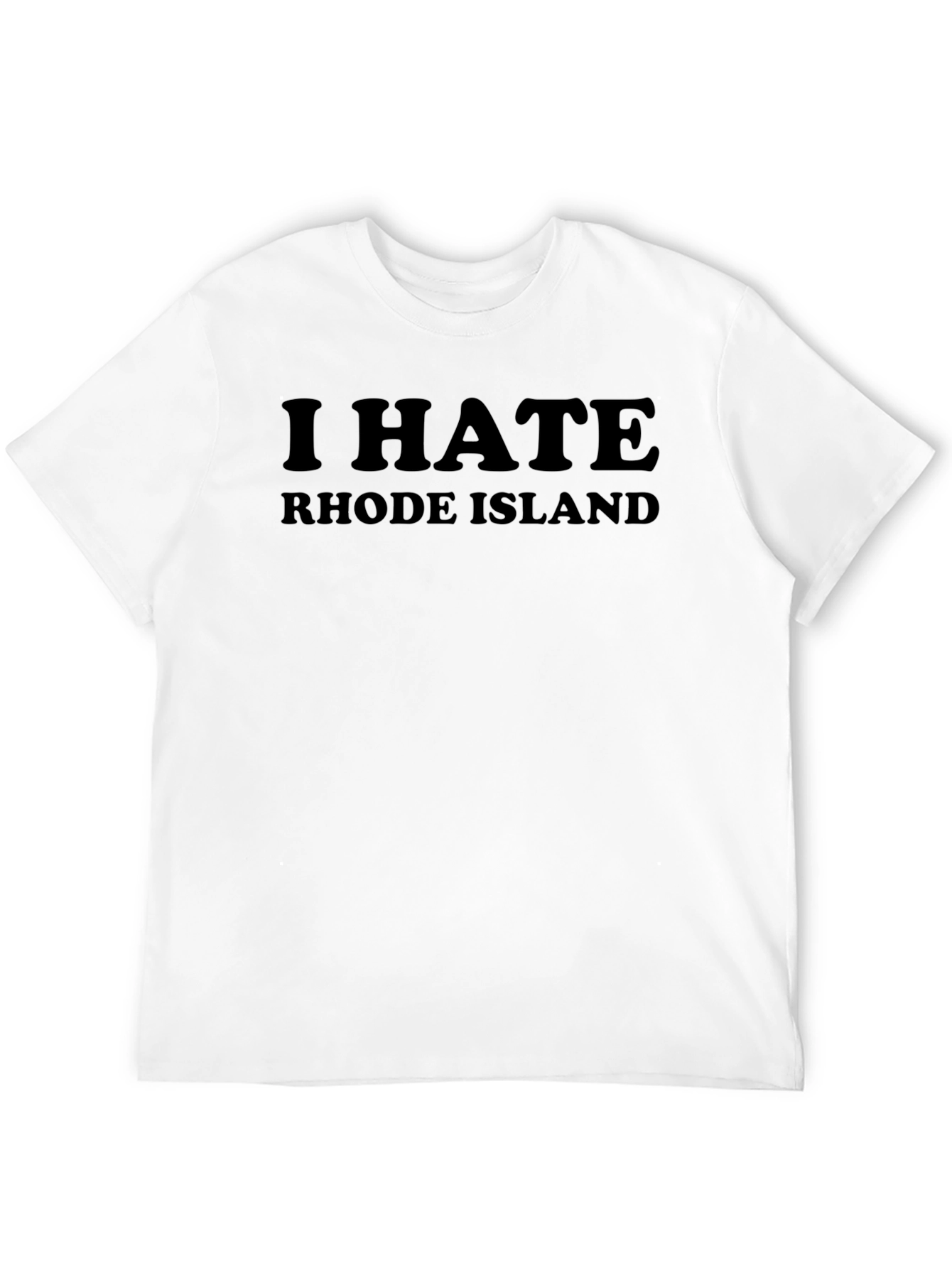 I HATE Rhode Island T-Shirt - Black