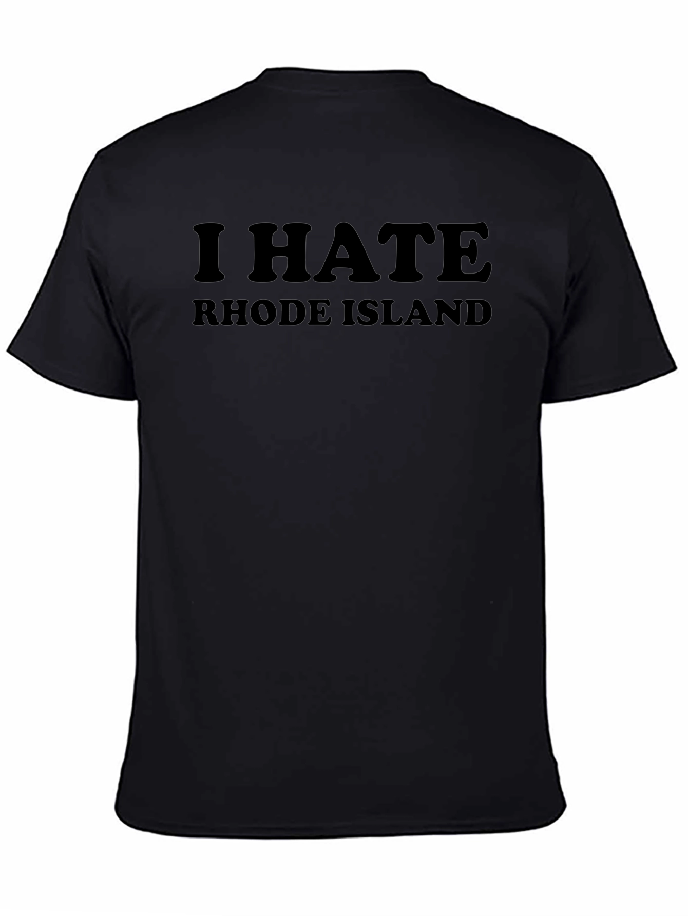 I HATE Rhode Island T-Shirt - Black