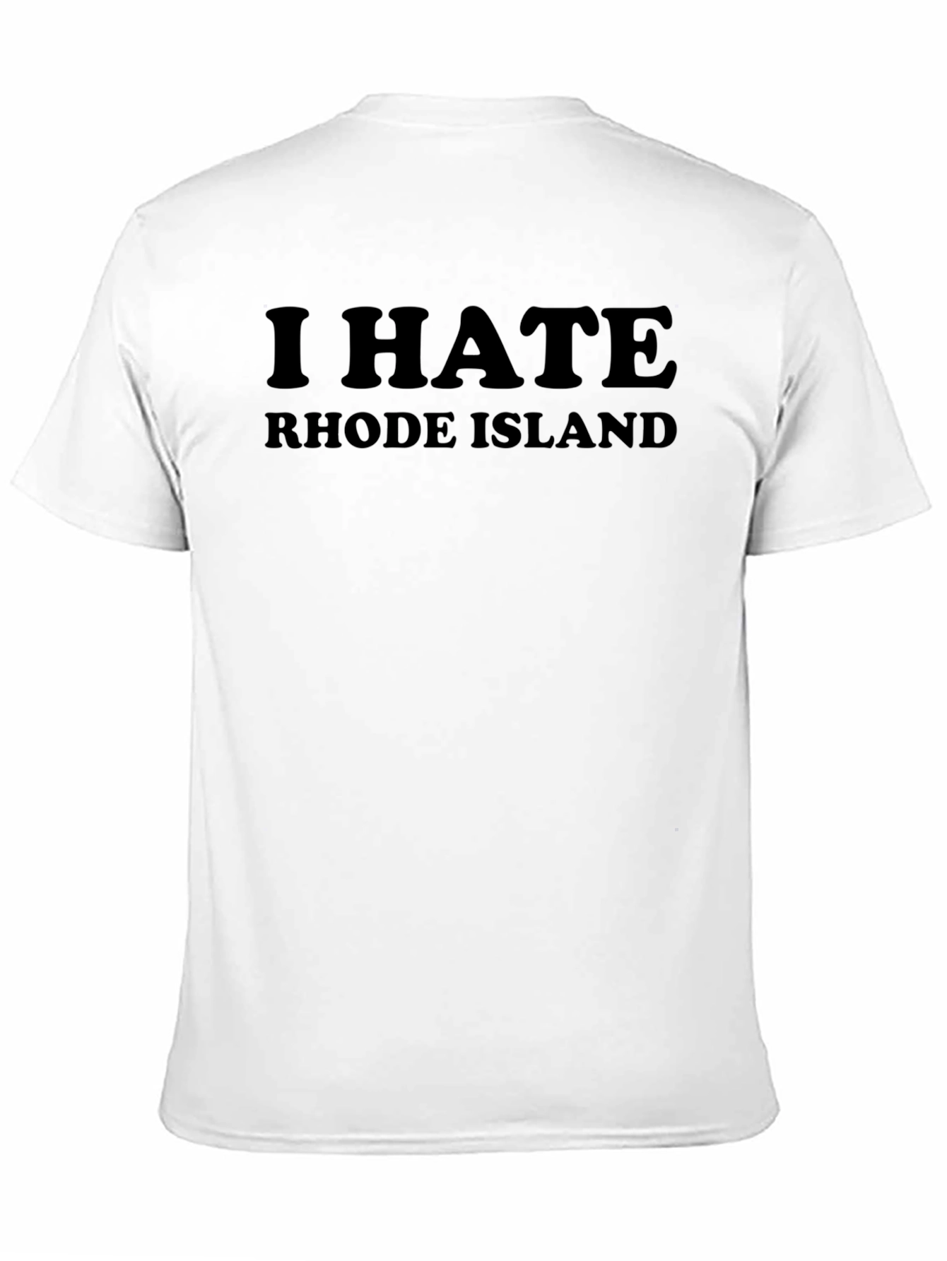 I HATE Rhode Island T-Shirt - Black