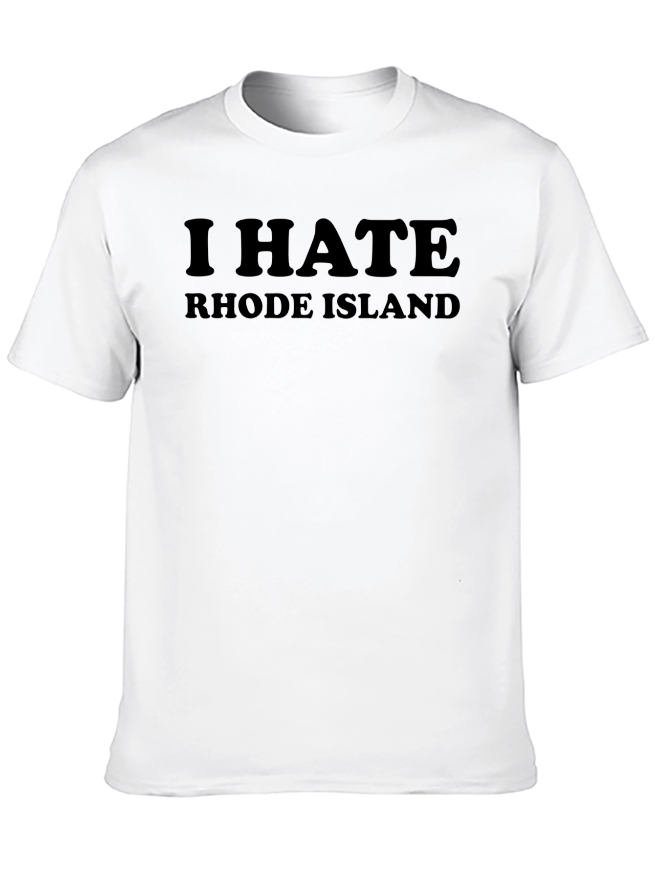 I HATE Rhode Island T-Shirt - Black