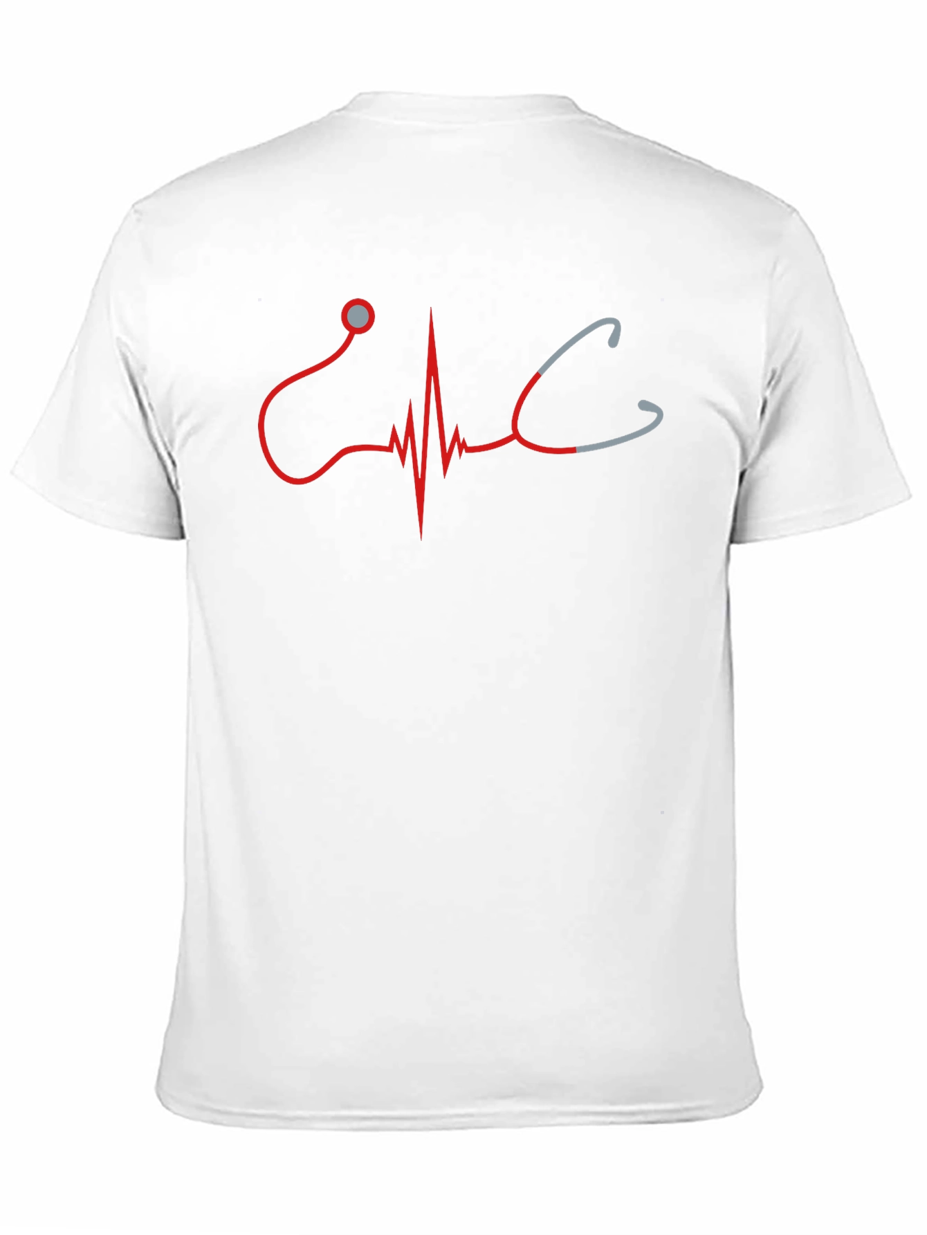 Stethoscope Heartbeat Graphic T-Shirt