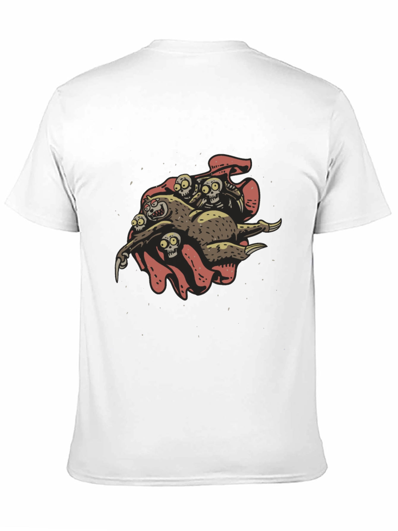 Grim Sloth & Skeleton Crew Graphic Tee - Black