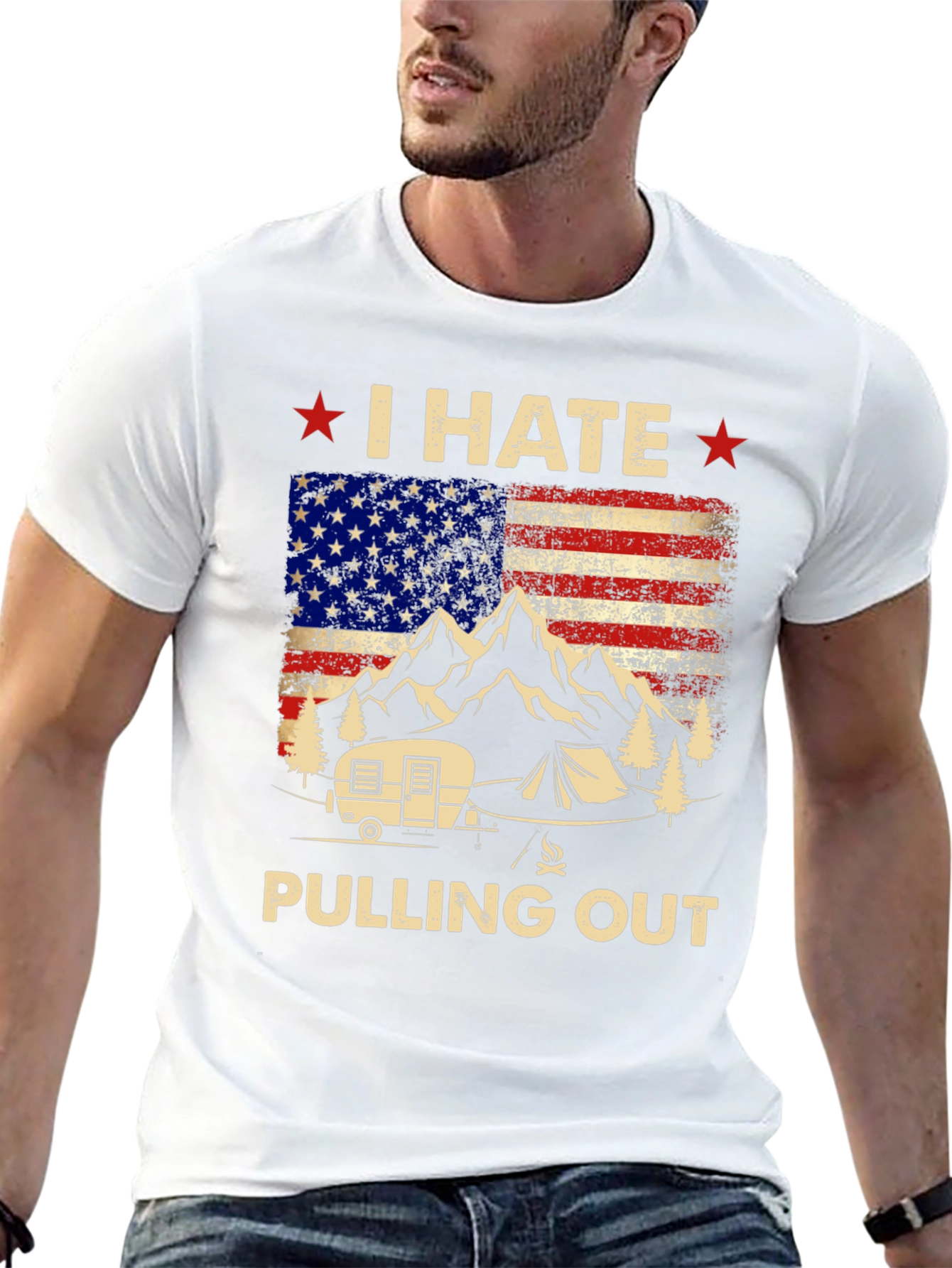 I HATE Pulling Out Camping T-Shirt