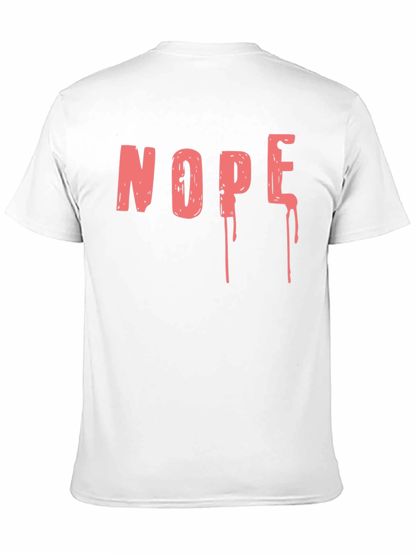 Nope Graphic Tee - Casual Black T-Shirt