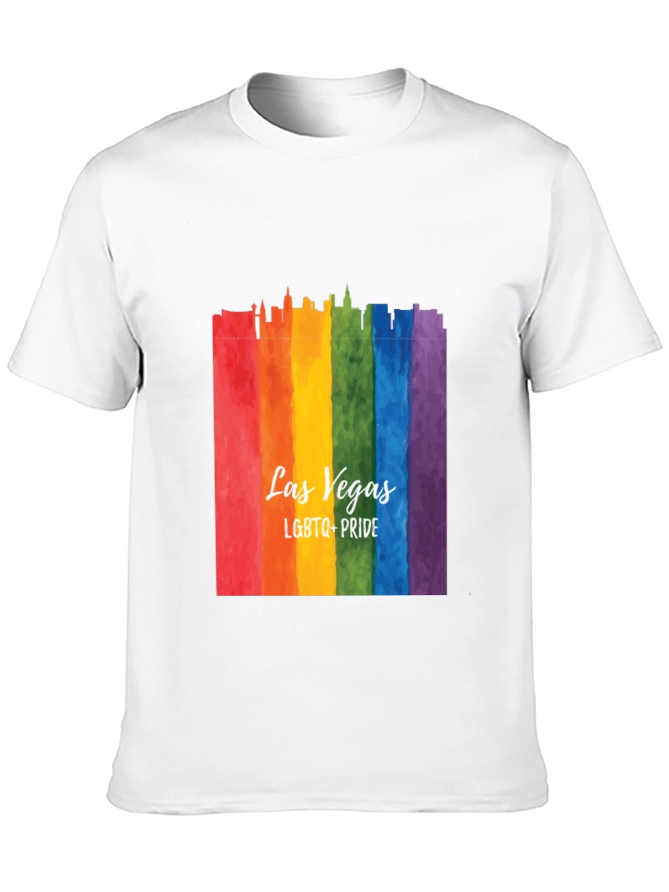 Las Vegas LGBTQ+ Pride Rainbow T-Shirt
