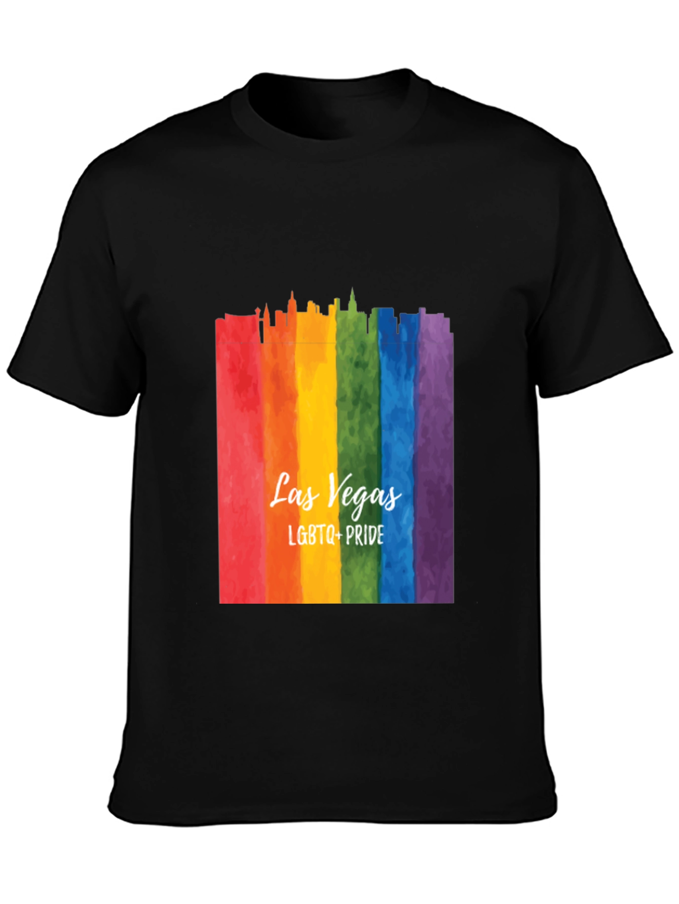 Las Vegas LGBTQ+ Pride Rainbow T-Shirt