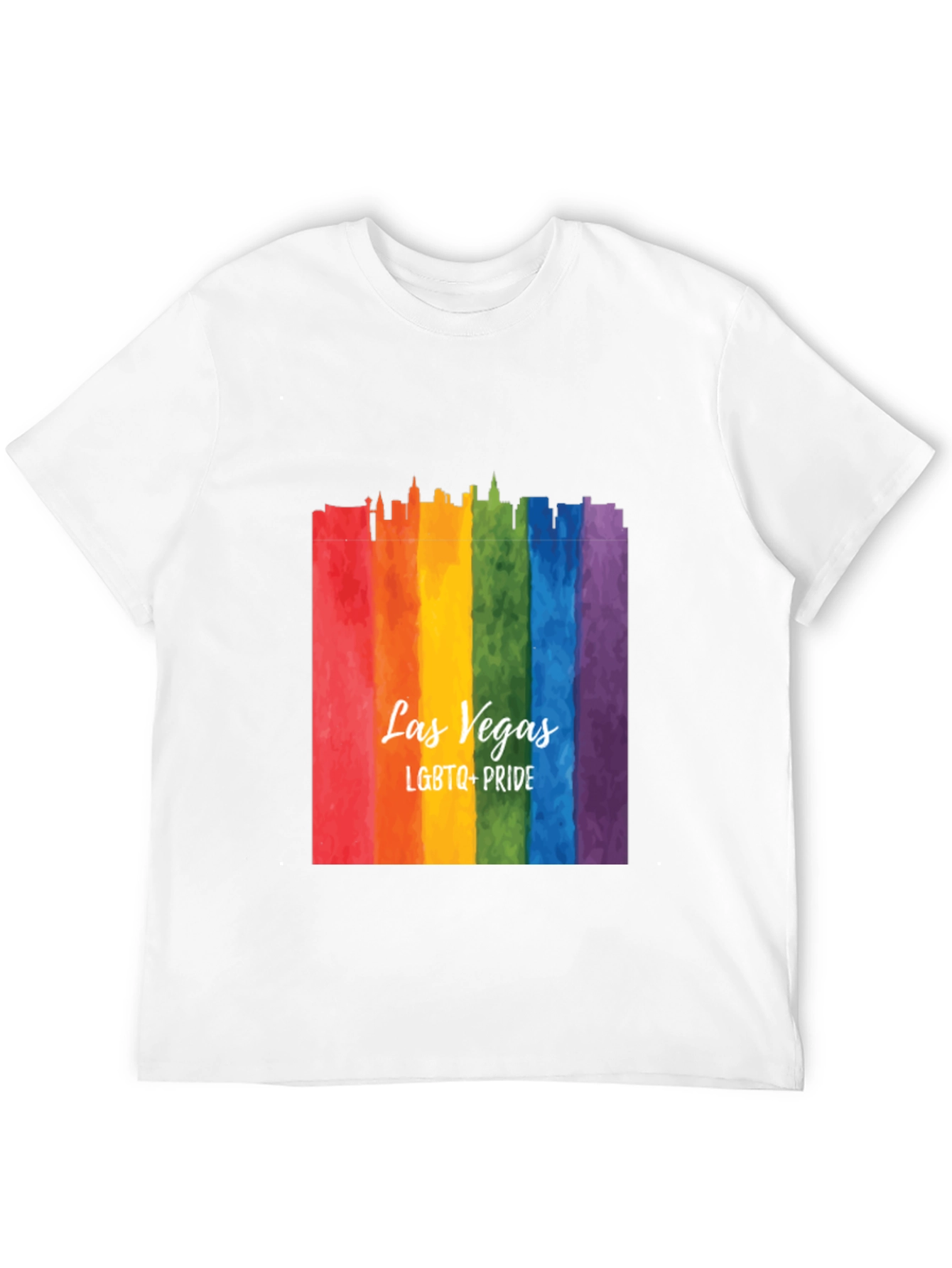 Las Vegas LGBTQ+ Pride Rainbow T-Shirt