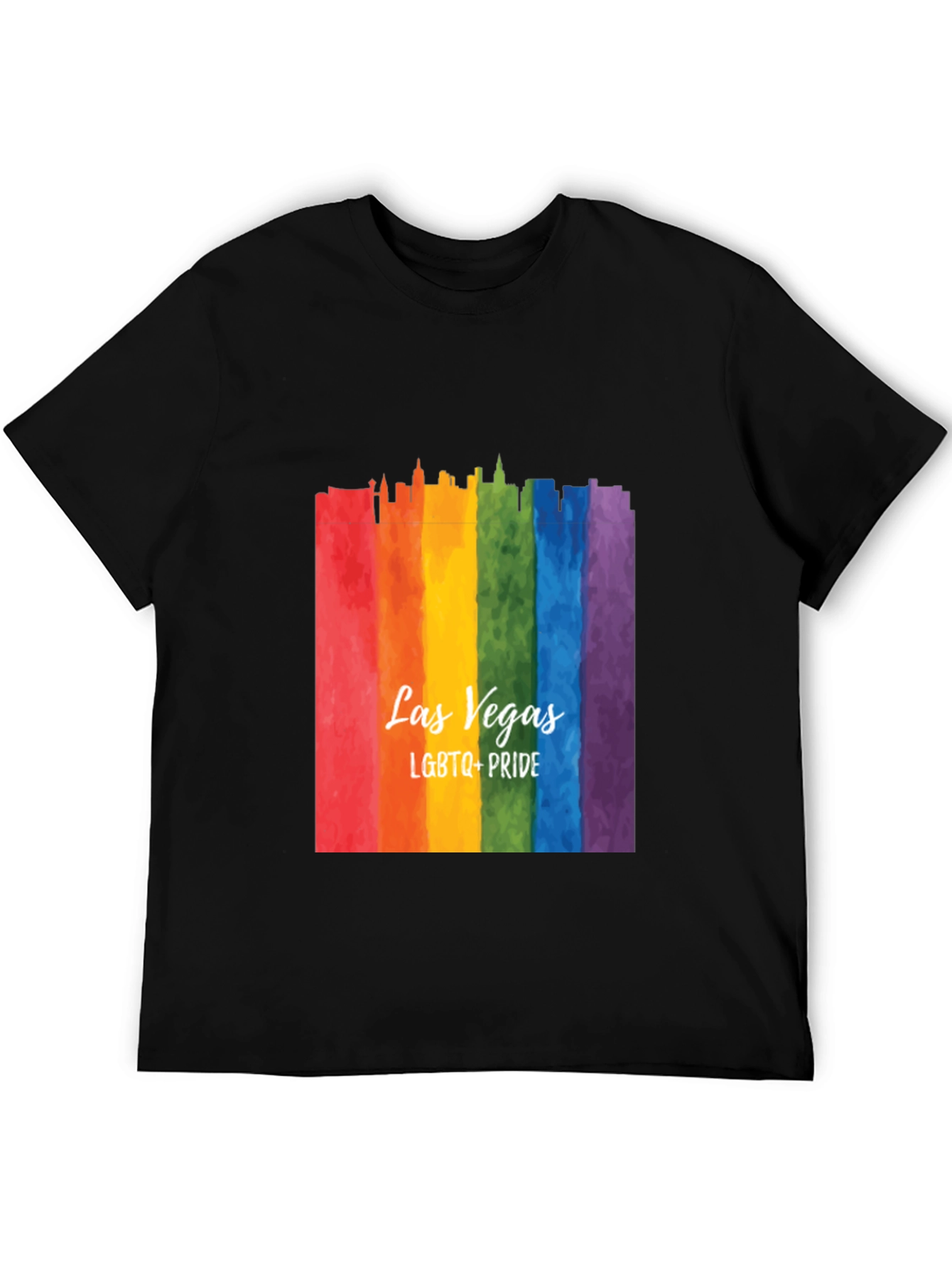 Las Vegas LGBTQ+ Pride Rainbow T-Shirt
