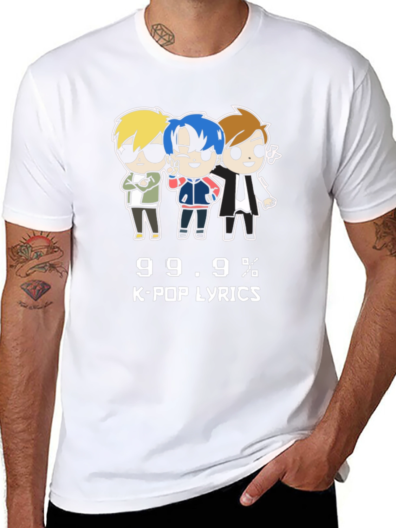 K-Pop Lyrics Graphic Tee