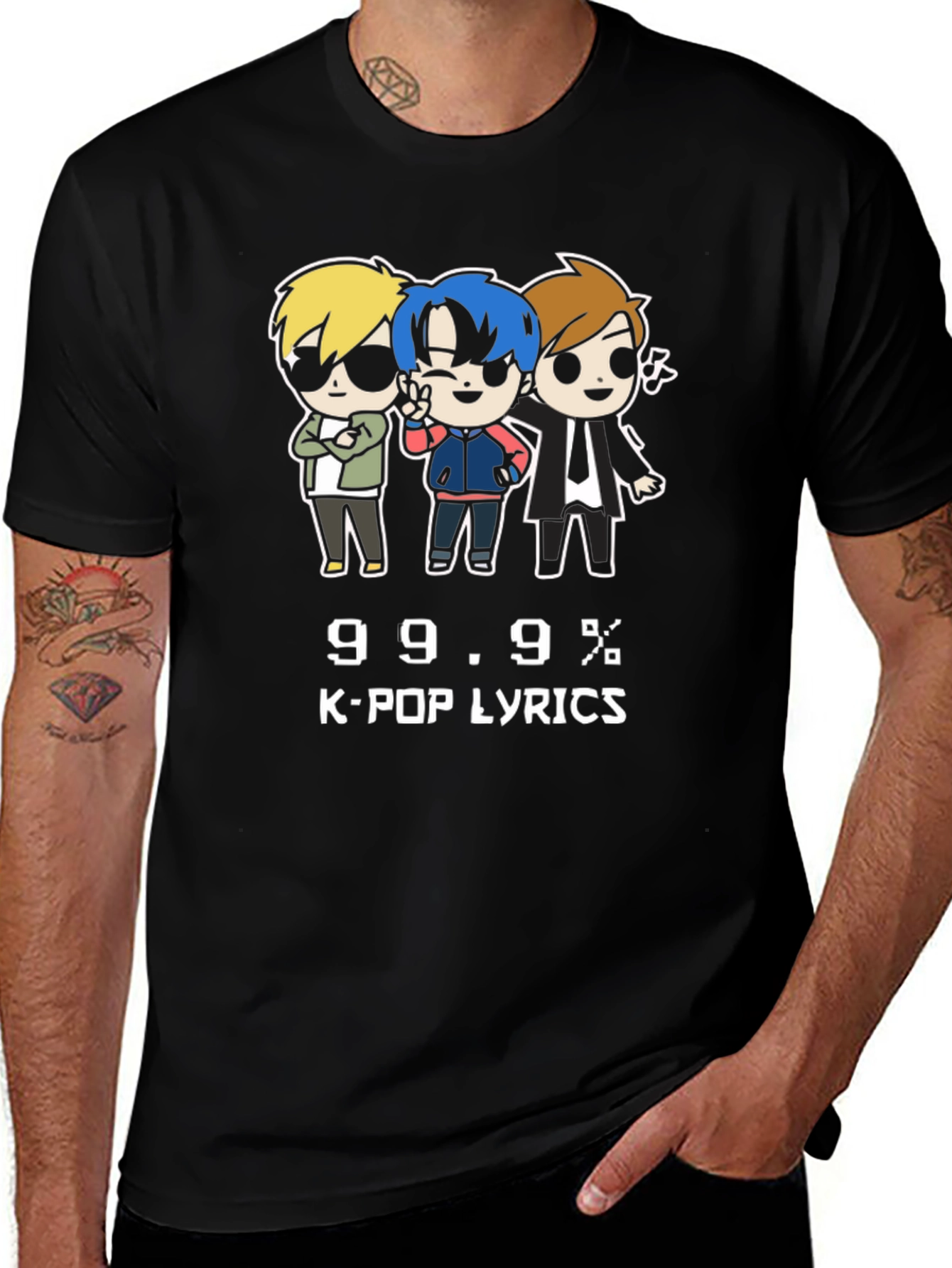 K-Pop Lyrics Graphic Tee