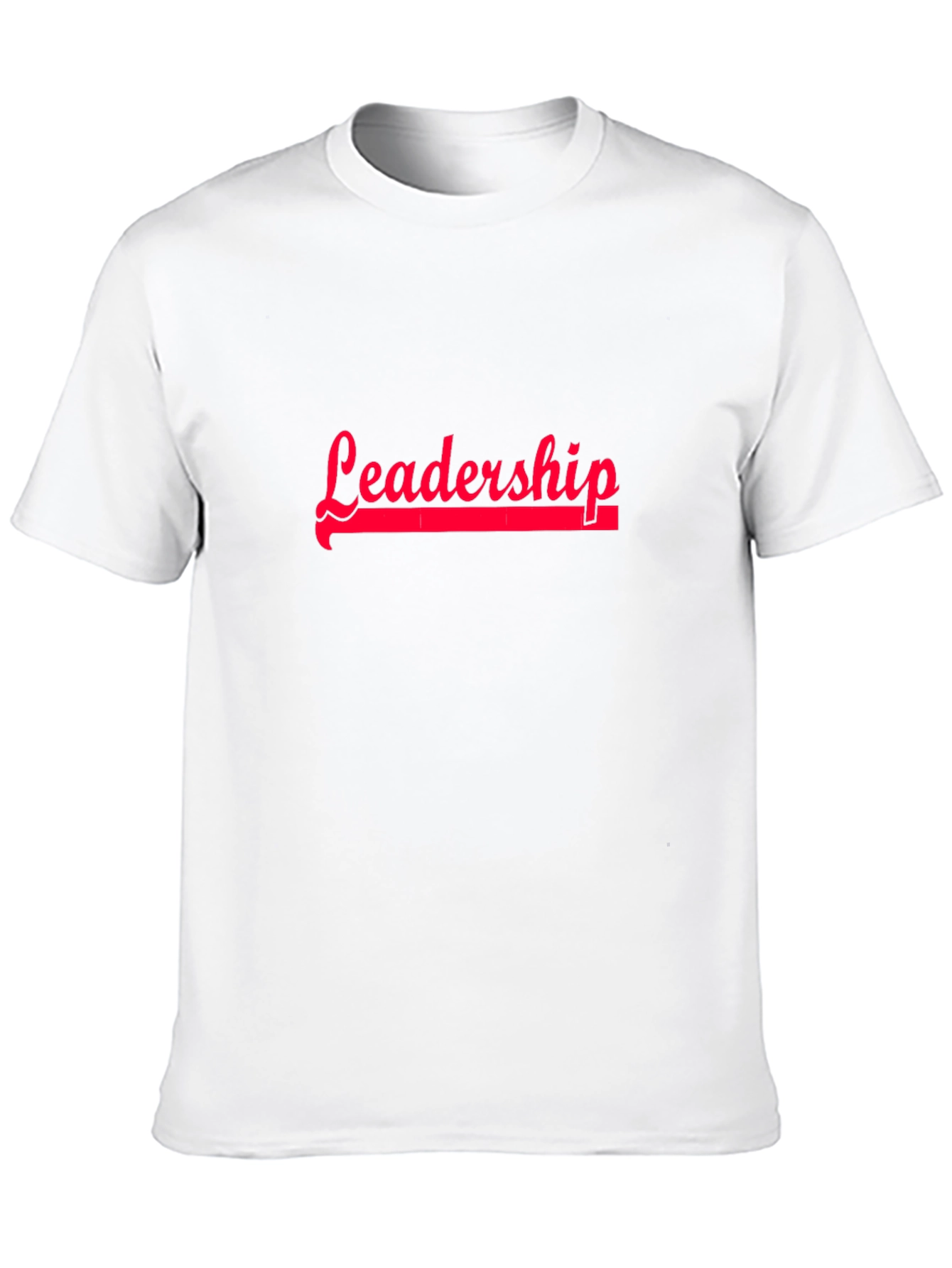 Leadership Tee - Bold Red Graphic