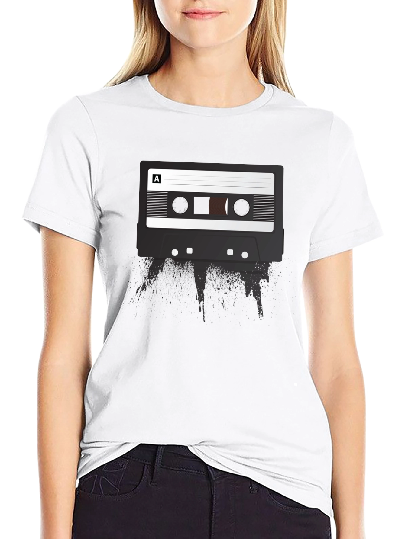 Retro Cassette Tape Graphic Tee - Music Lover Shirt