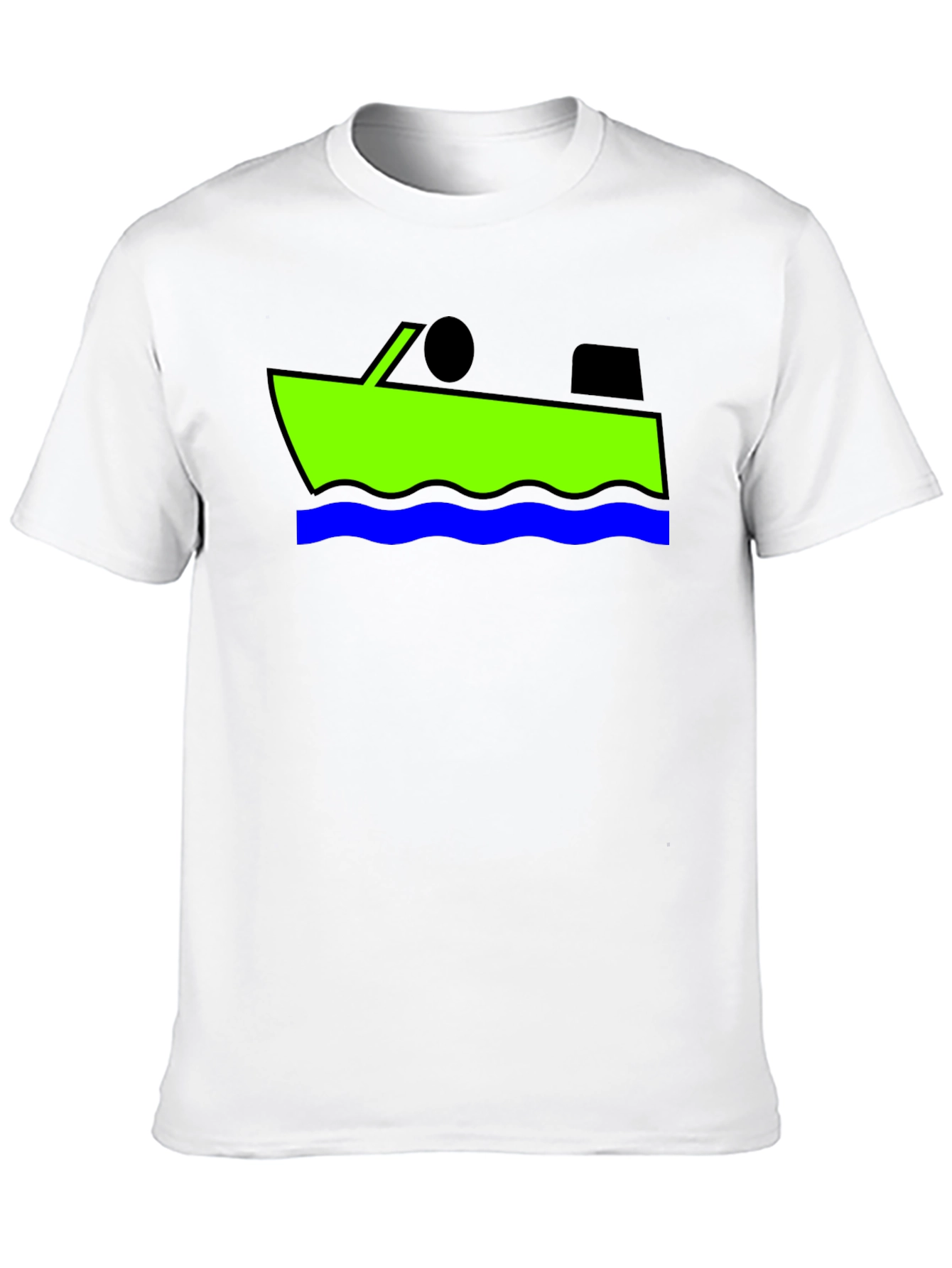 Boat Graphic T-Shirt - Fun & Unique Design