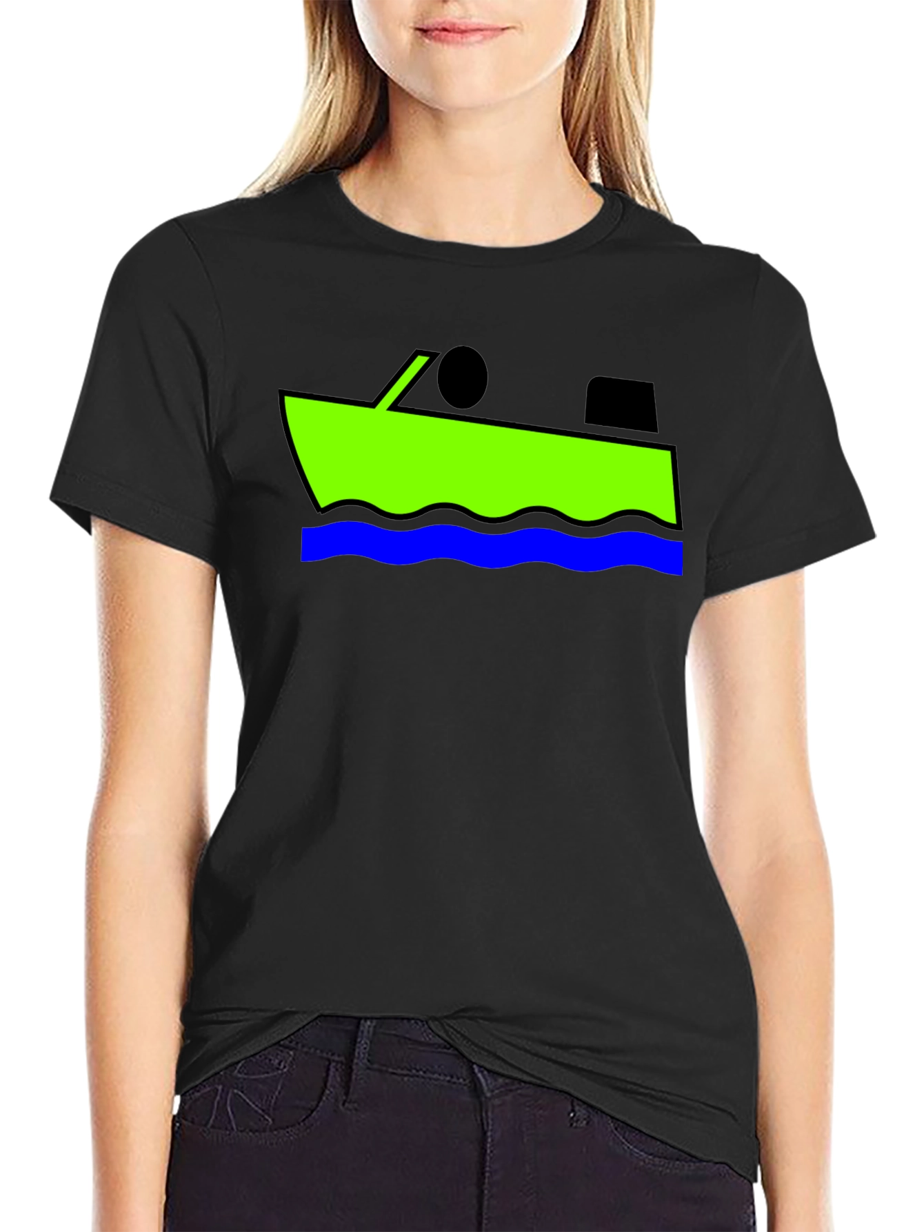 Boat Graphic T-Shirt - Fun & Unique Design