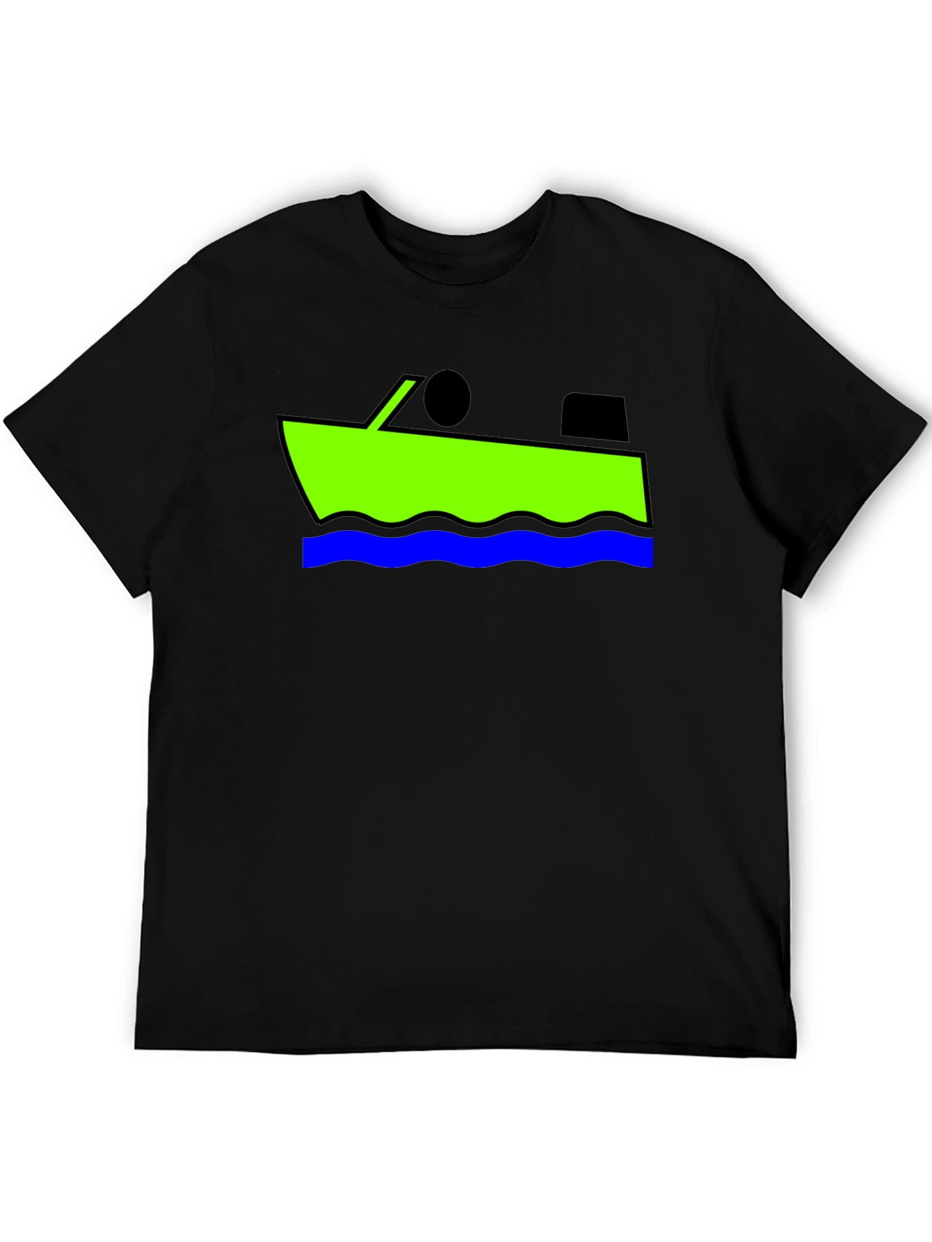 Boat Graphic T-Shirt - Fun & Unique Design