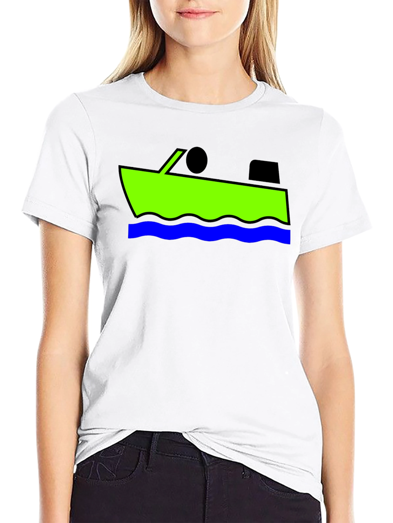 Boat Graphic T-Shirt - Fun & Unique Design