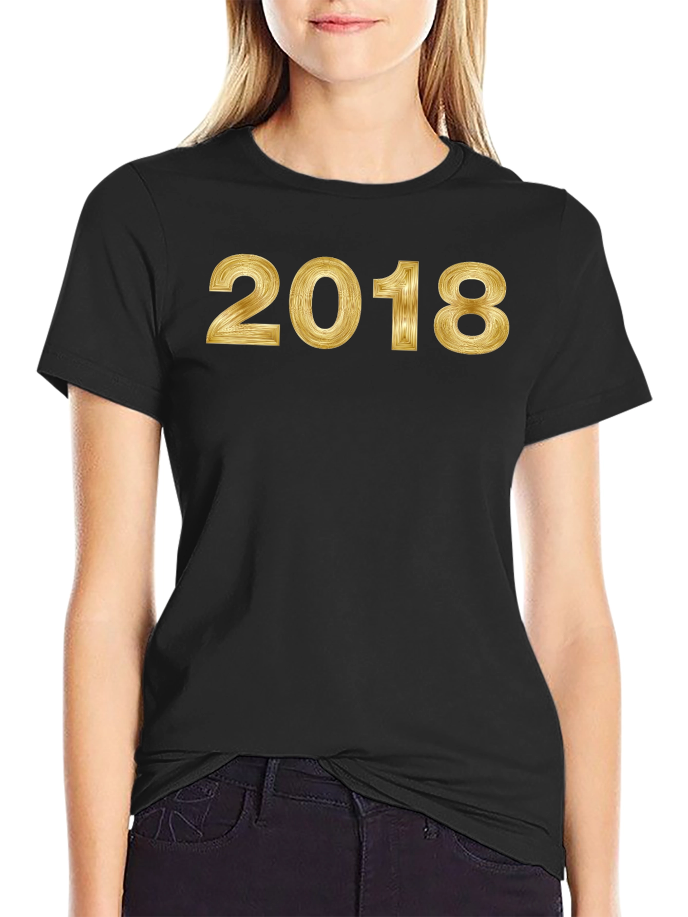 Golden 2018 Graphic Black T-Shirt