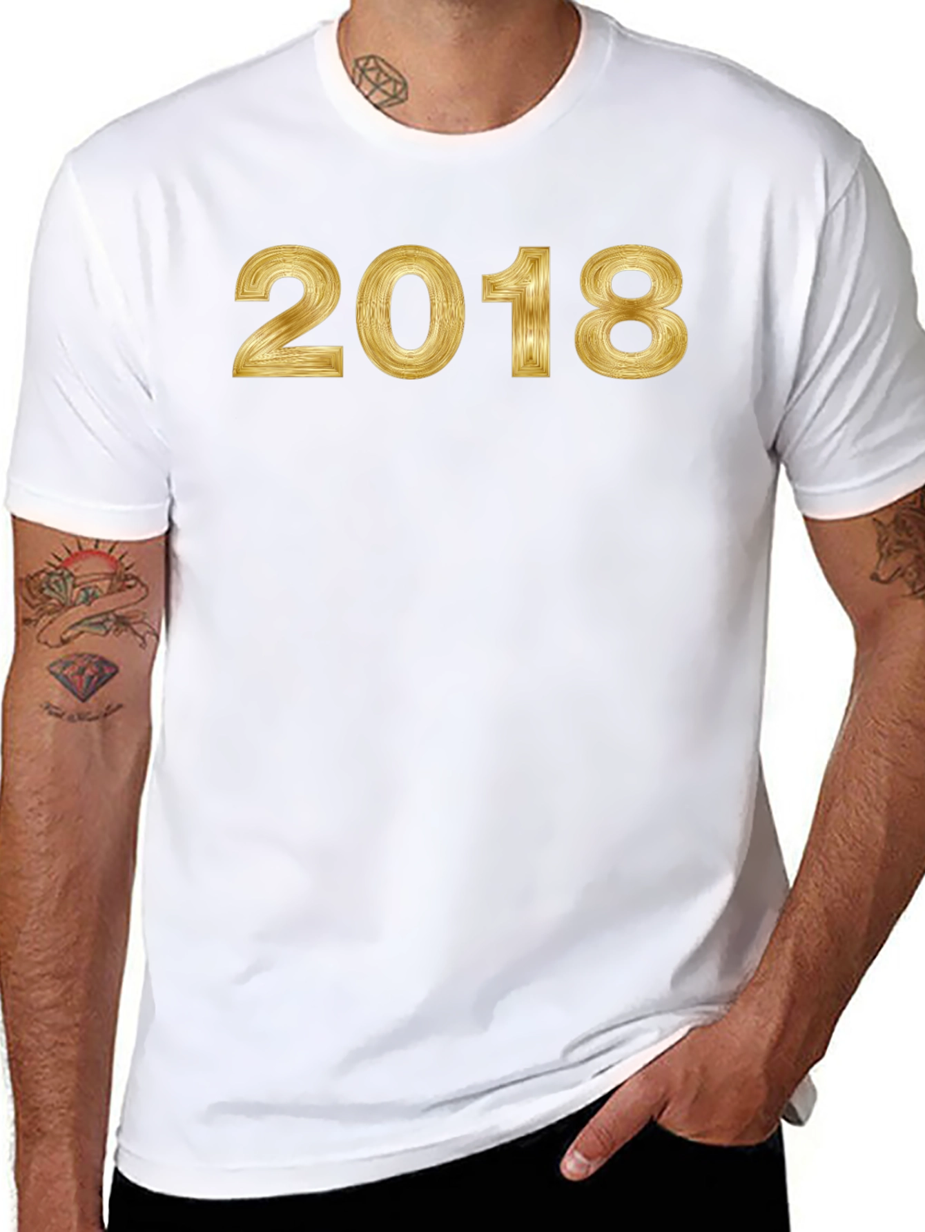 Golden 2018 Graphic Black T-Shirt