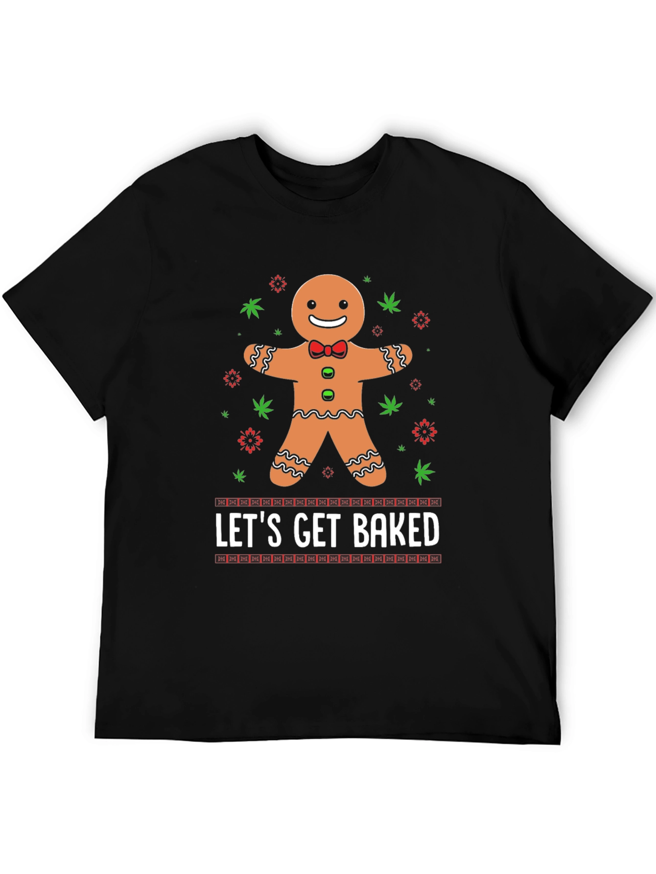 Lets Get Baked Gingerbread Man T-Shirt