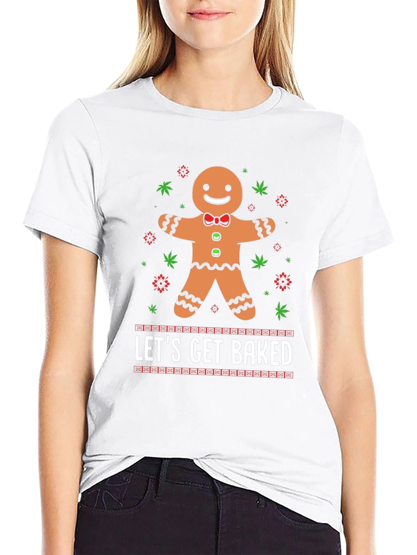 Lets Get Baked Gingerbread Man T-Shirt