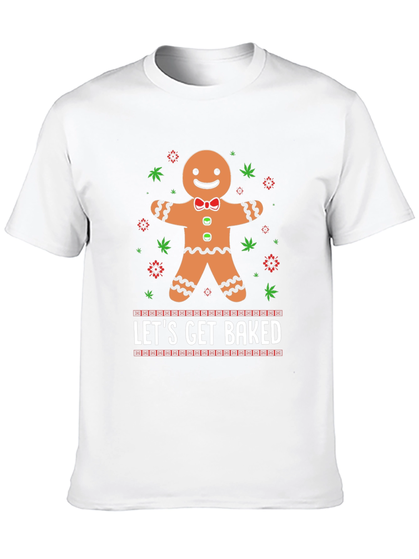 Lets Get Baked Gingerbread Man T-Shirt