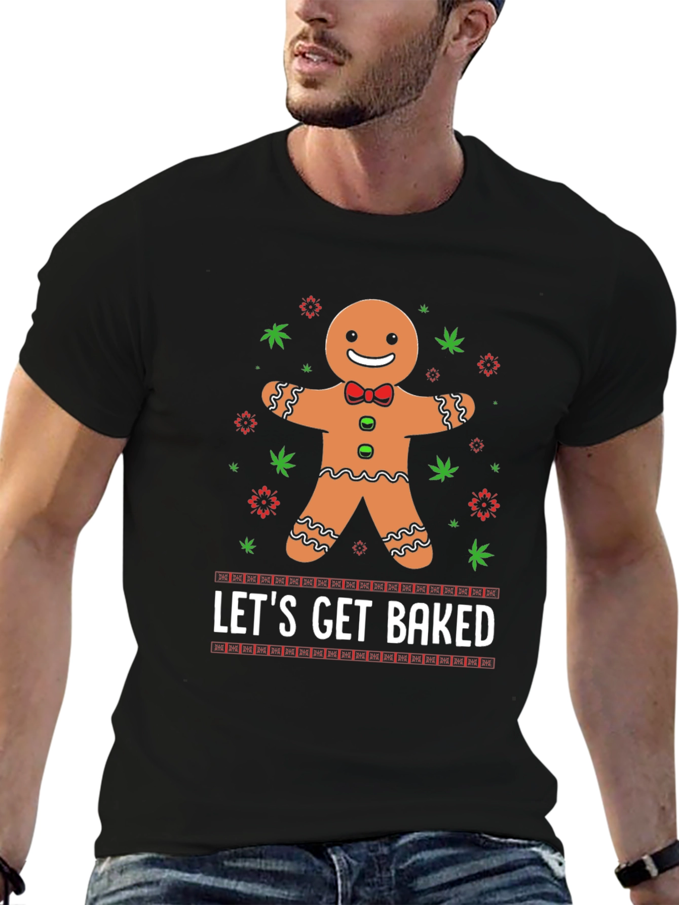 Lets Get Baked Gingerbread Man T-Shirt