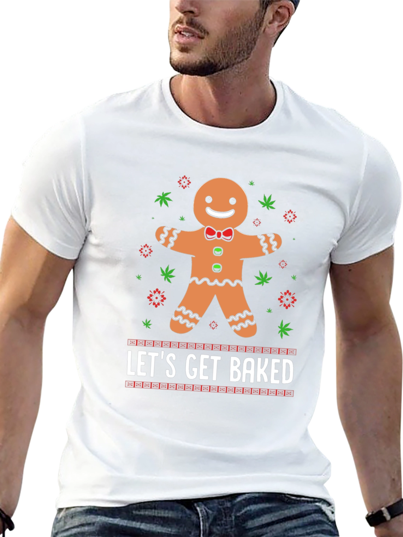 Lets Get Baked Gingerbread Man T-Shirt
