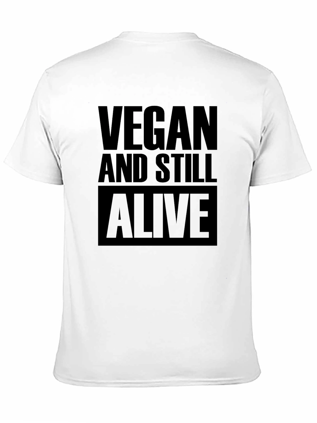 Vegan and Still Alive Black T-Shirt