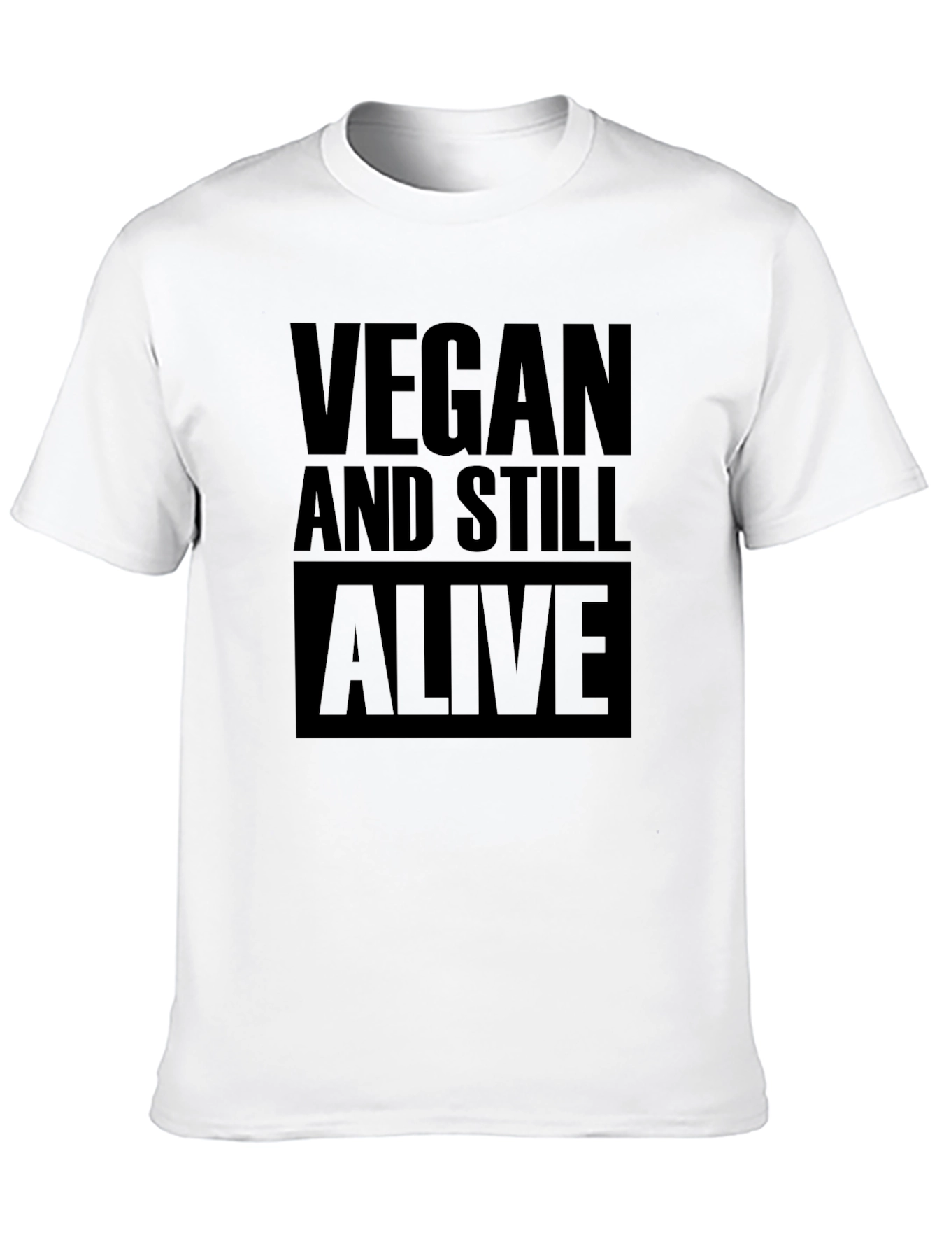 Vegan and Still Alive Black T-Shirt