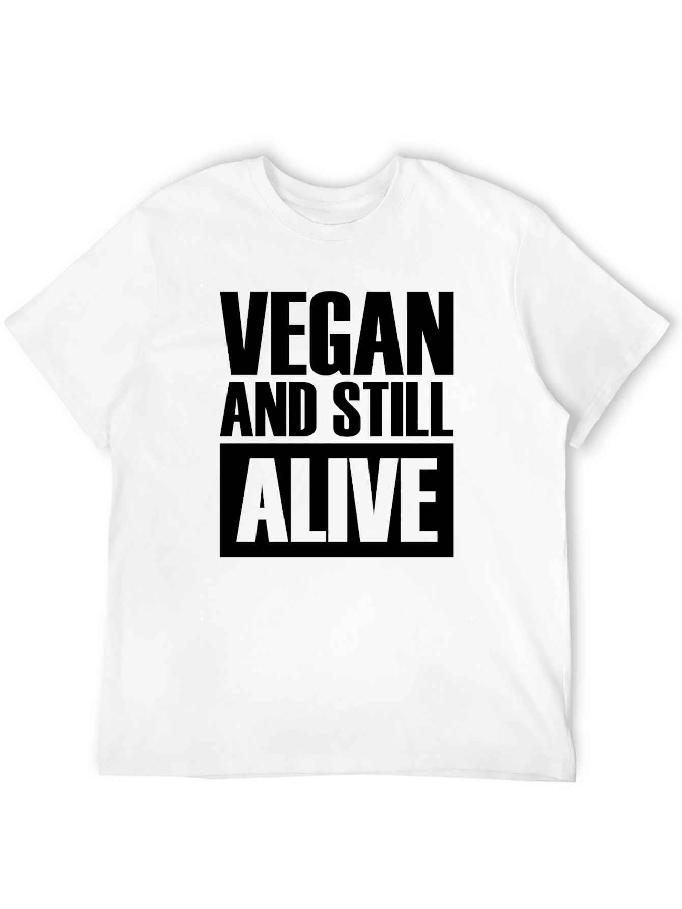 Vegan and Still Alive Black T-Shirt