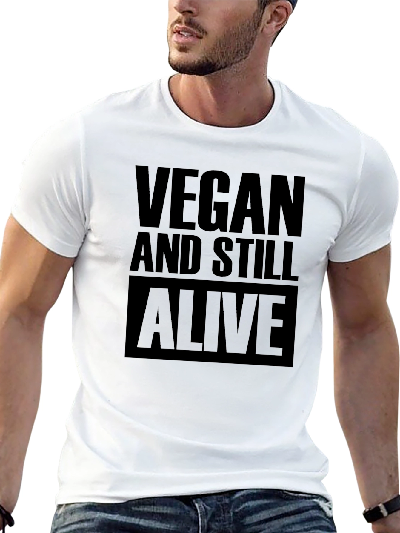 Vegan and Still Alive Black T-Shirt