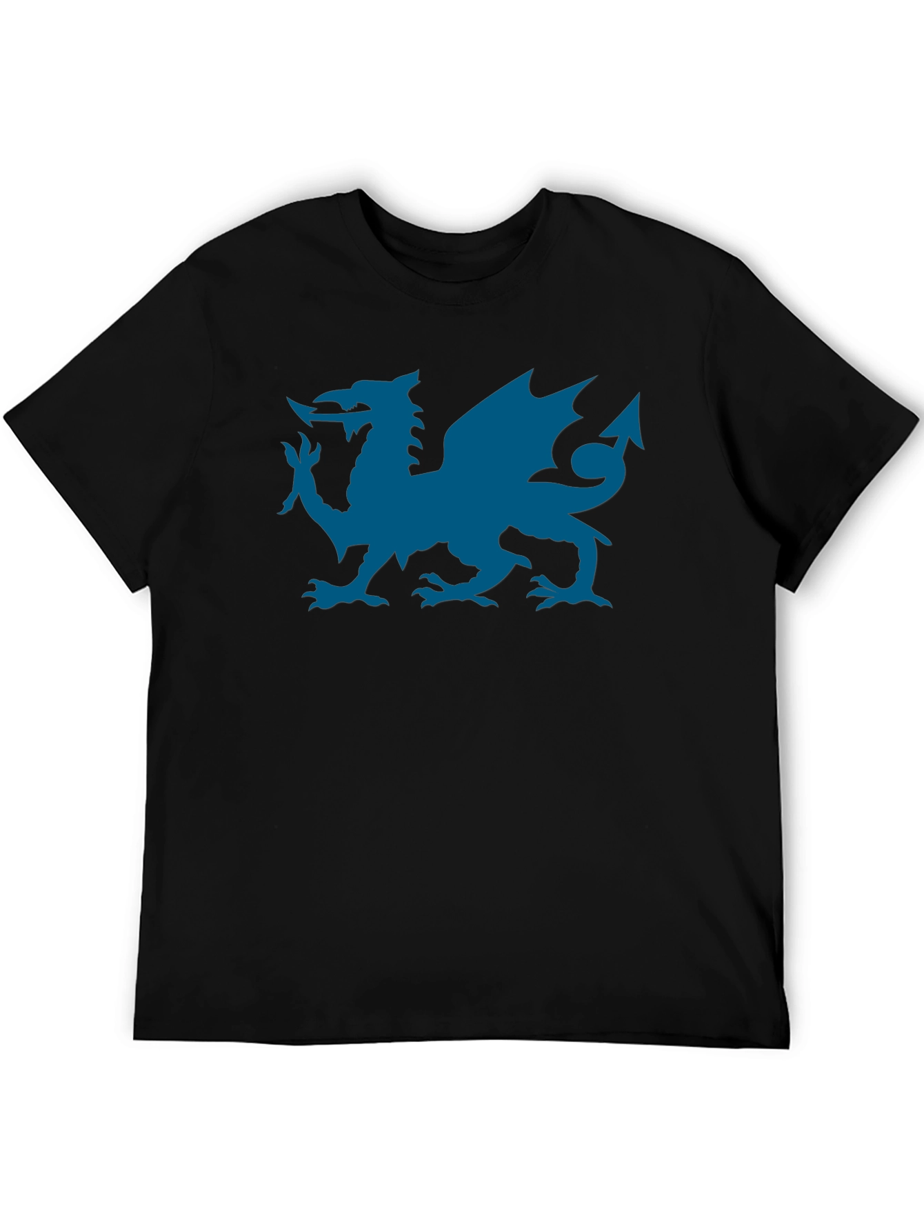 Welsh Dragon T-Shirt - Black