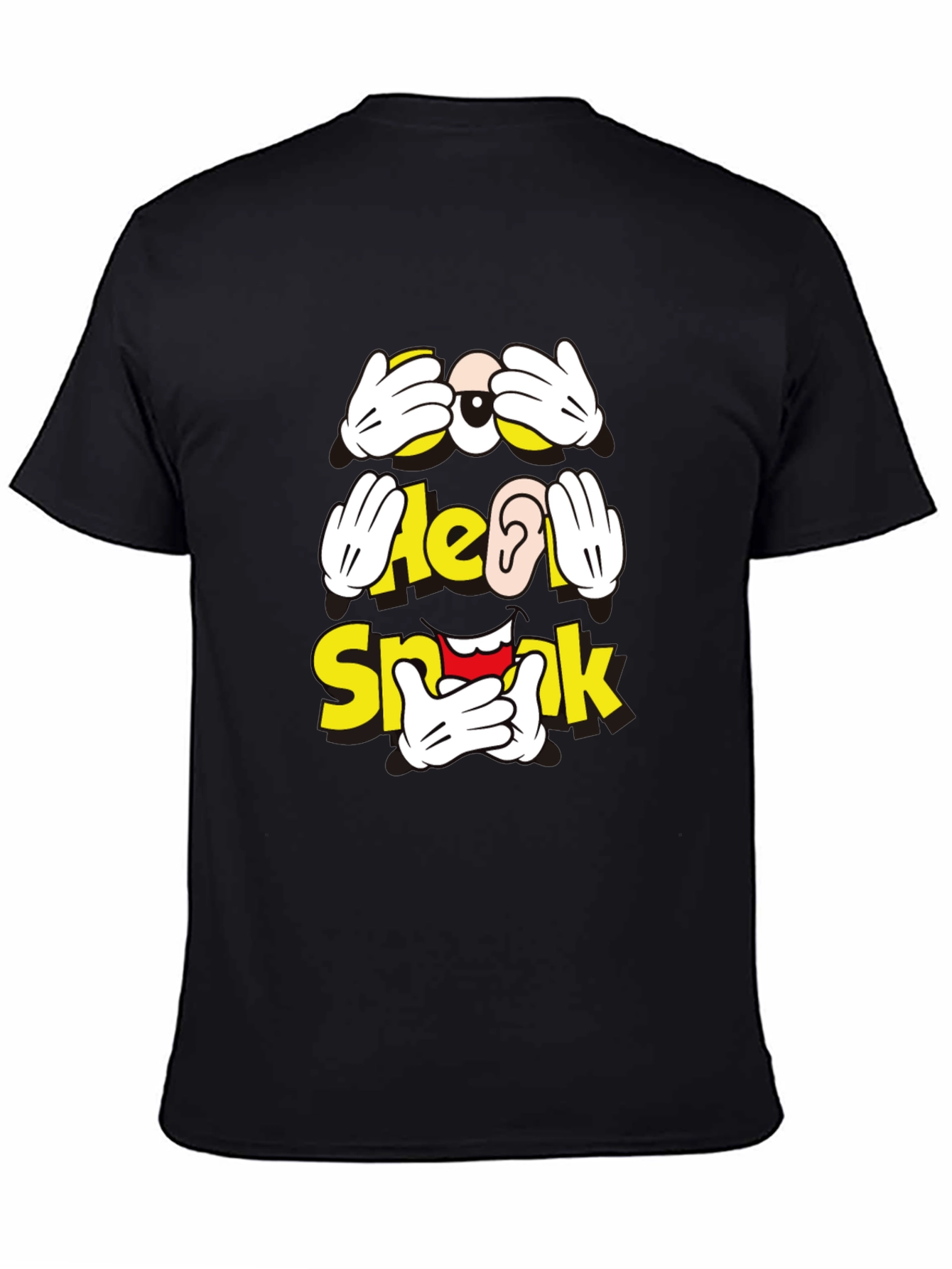 Hear No Speak No See No Evil Graphic T-Shirt