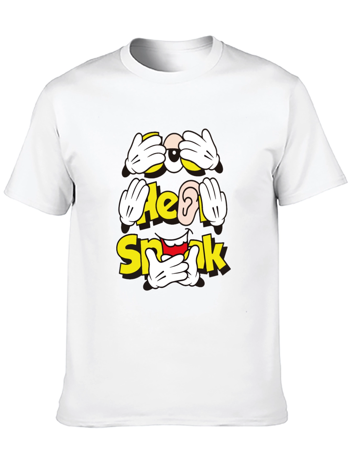 Hear No Speak No See No Evil Graphic T-Shirt