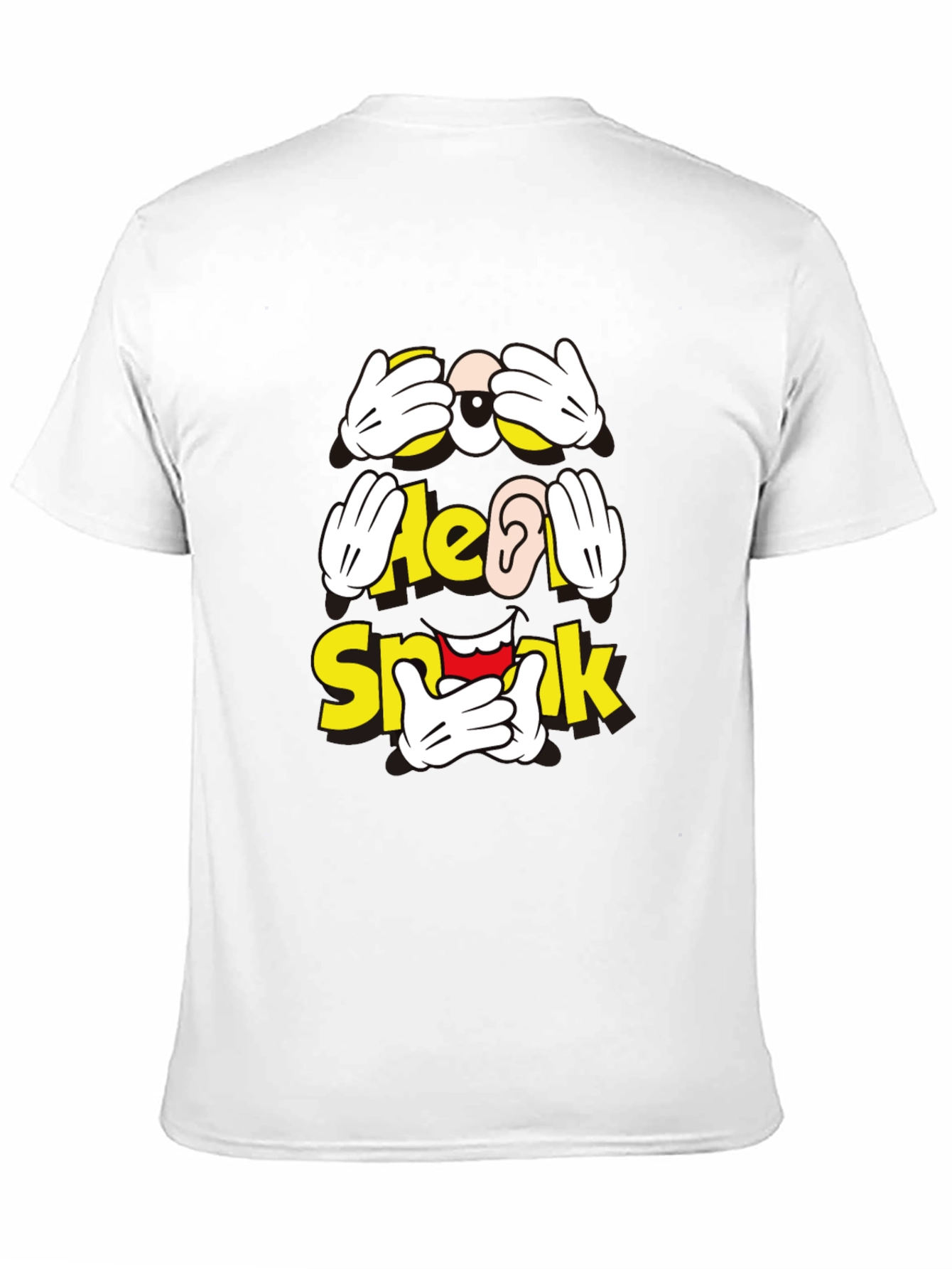 Hear No Speak No See No Evil Graphic T-Shirt