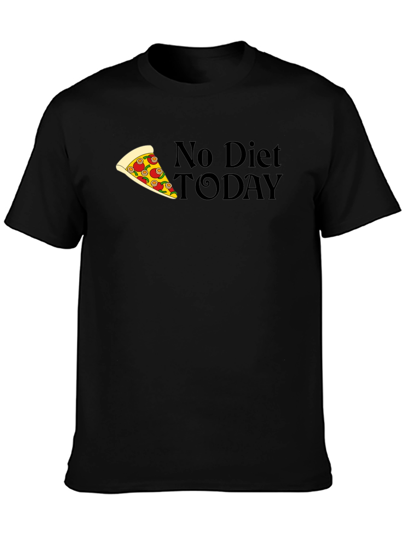 No Diet Today Pizza T-Shirt