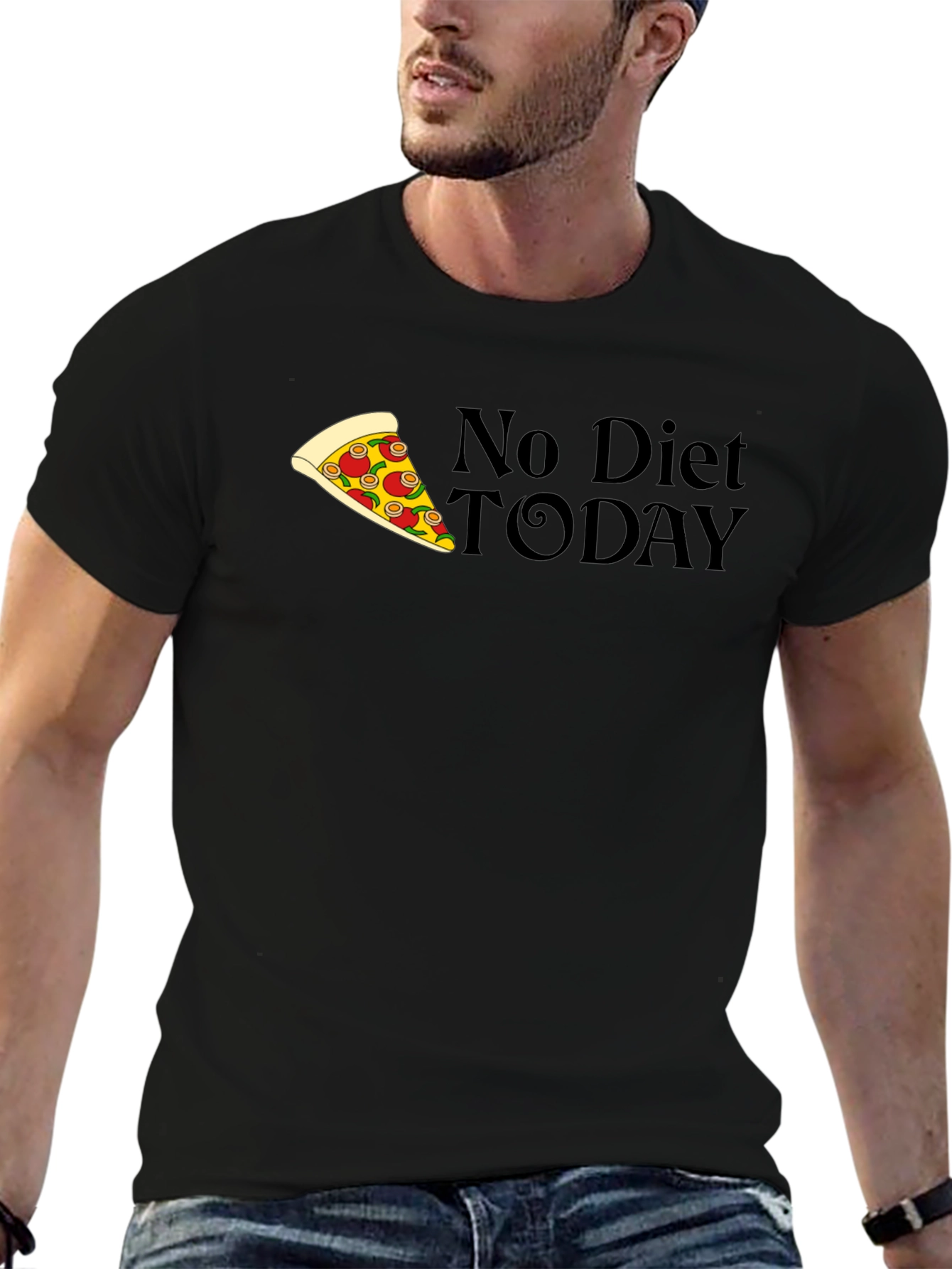 No Diet Today Pizza T-Shirt
