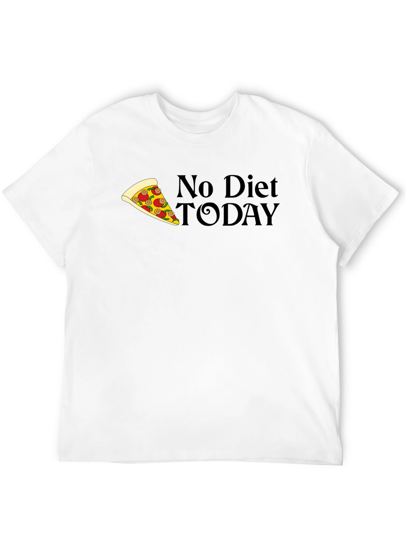 No Diet Today Pizza T-Shirt