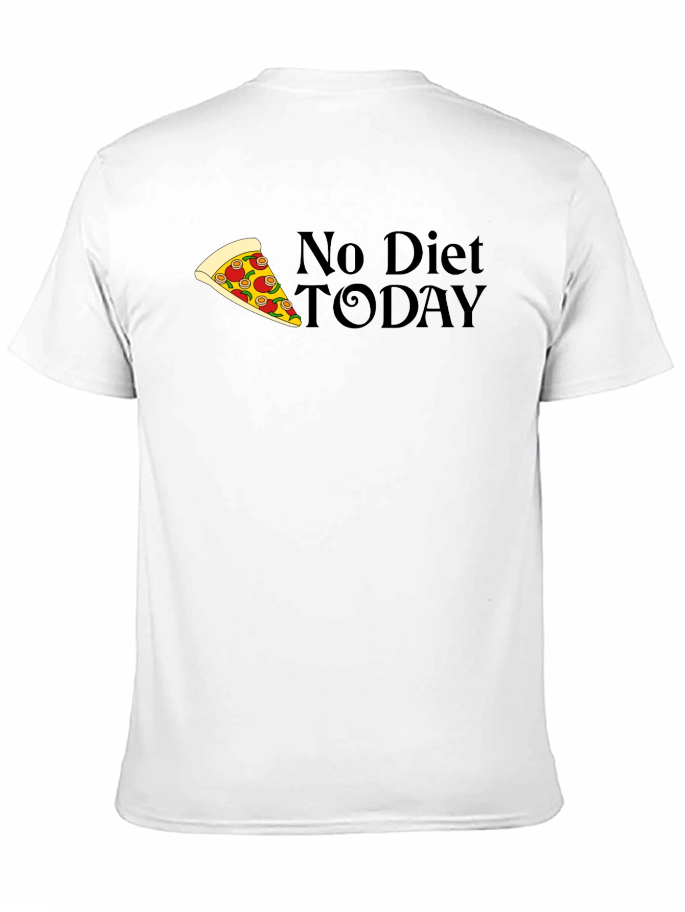 No Diet Today Pizza T-Shirt