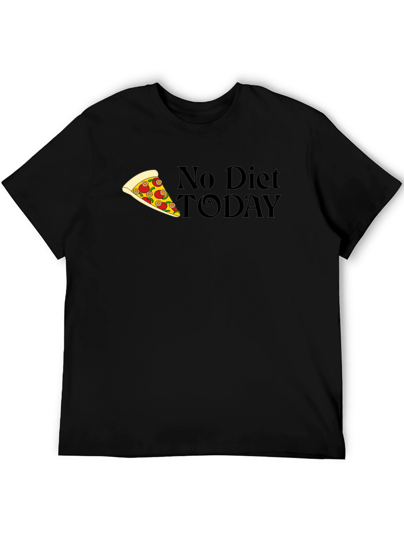 No Diet Today Pizza T-Shirt