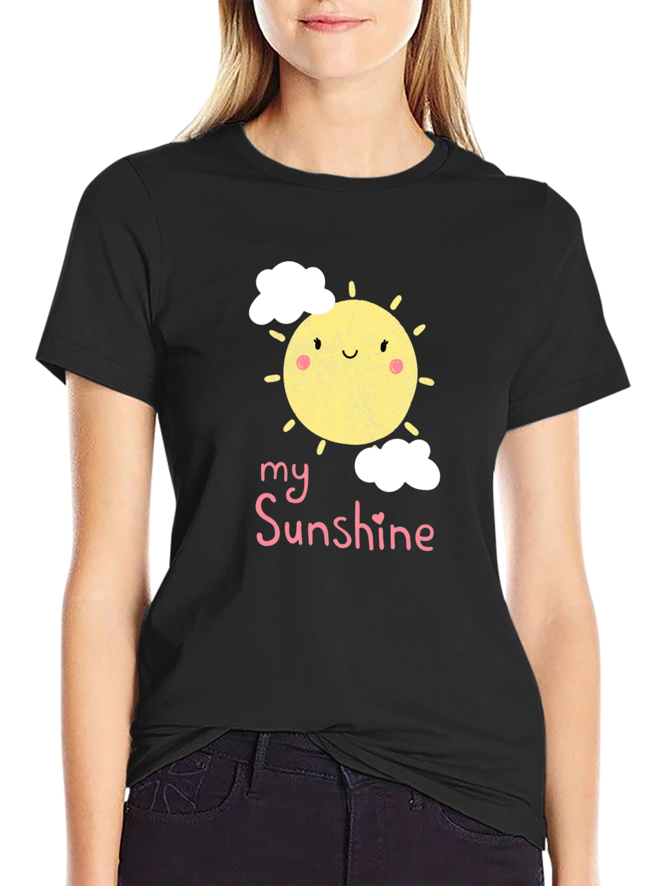 My Sunshine Graphic Tee - Mens Black T-Shirt