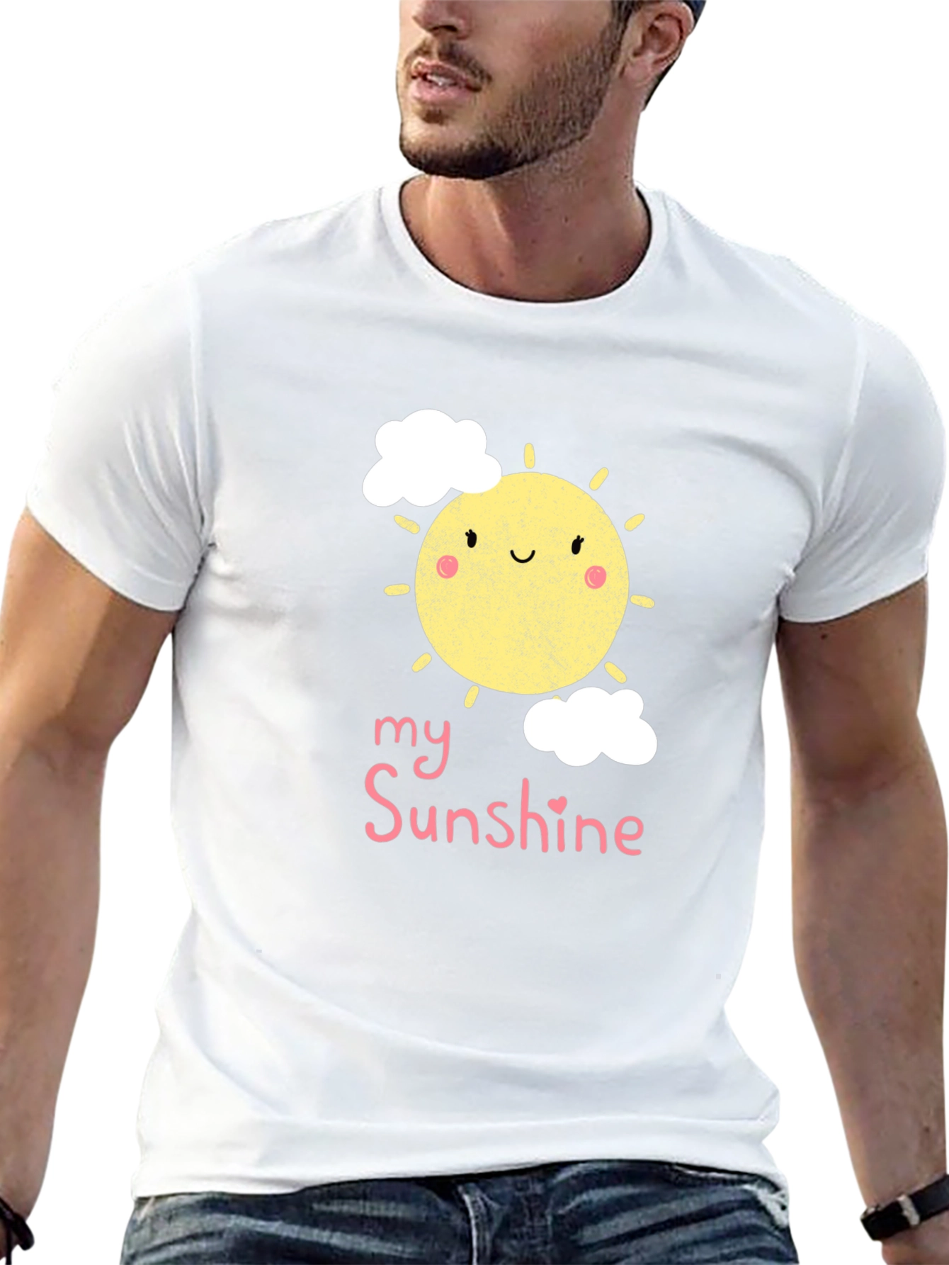 My Sunshine Graphic Tee - Mens Black T-Shirt